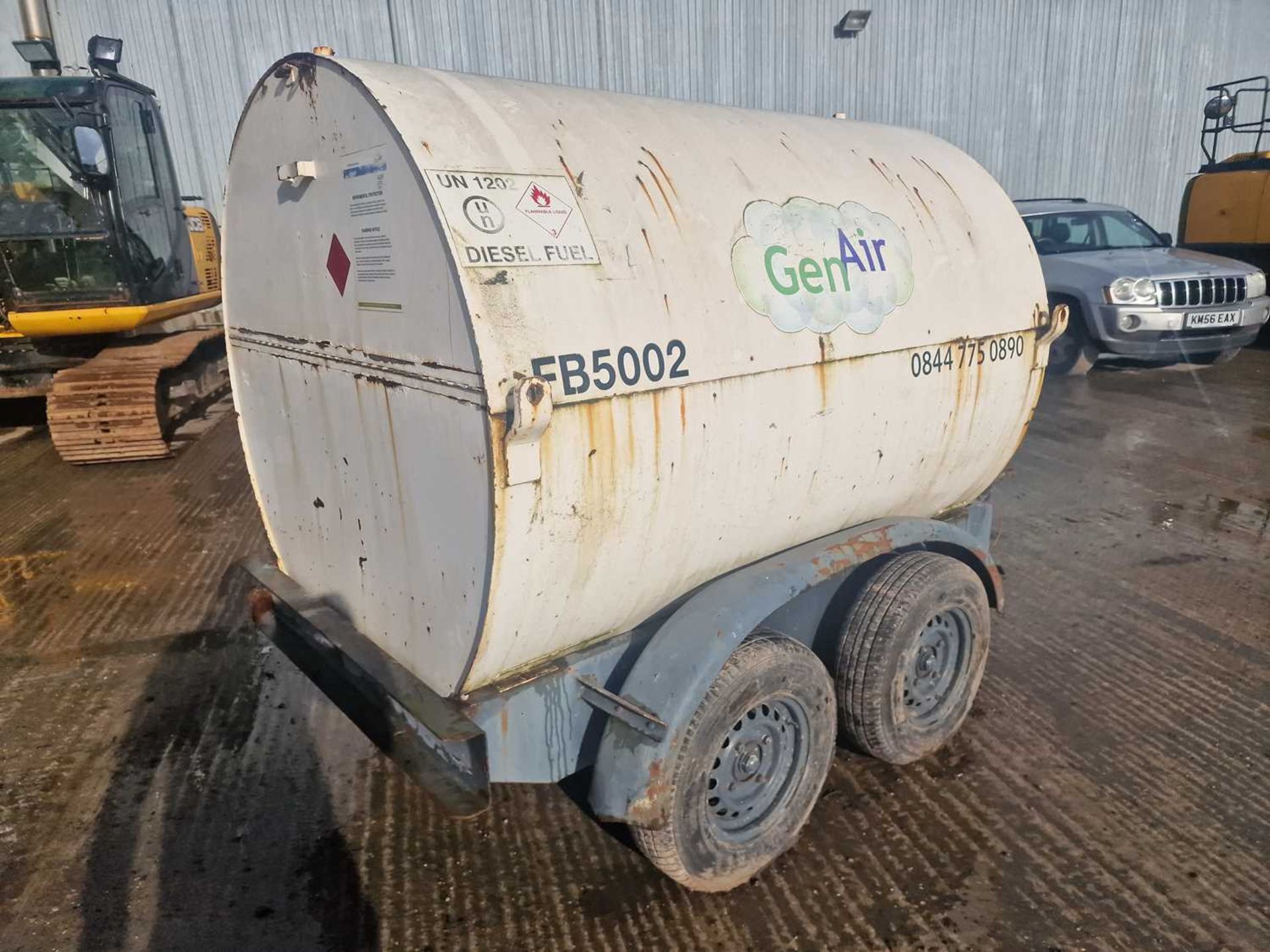 2010 Trailer Engineering 2140 Litre Twin Axle Bunded Fuel Bowser - Image 3 of 9