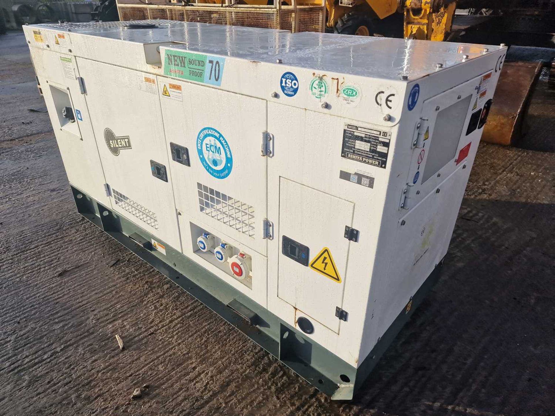 Unused 2023 Ashita AG3-70 70KvA Generator - Image 4 of 12