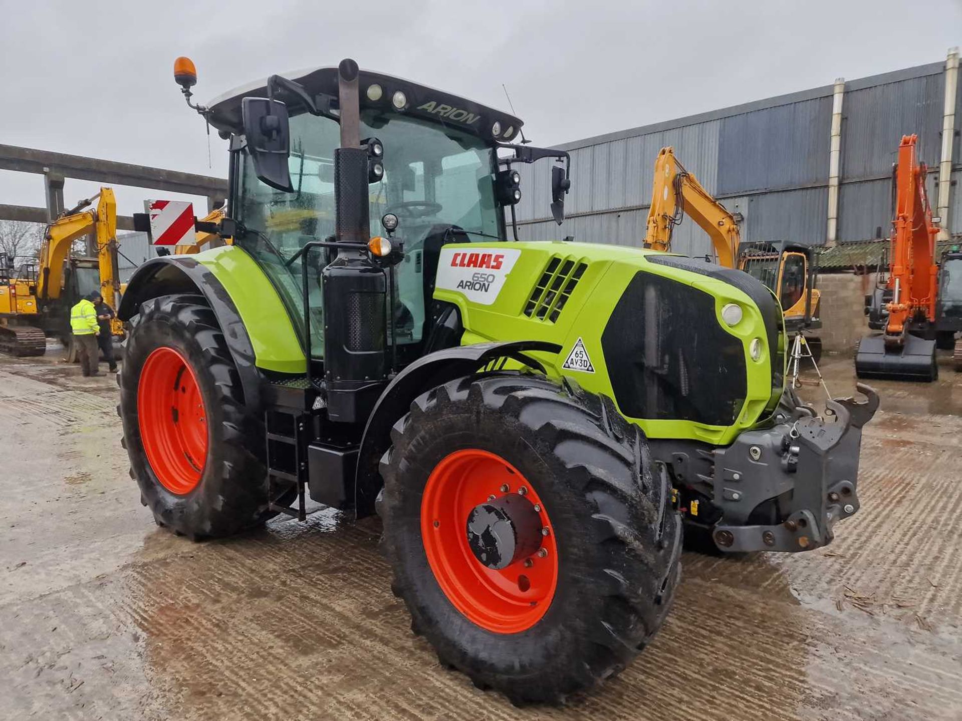 2018 Claas Arion 650 CI5+ 4WD Tractor, Front Linkage, Front Suspension, Cab Suspension, Air Brakes,  - Image 36 of 87