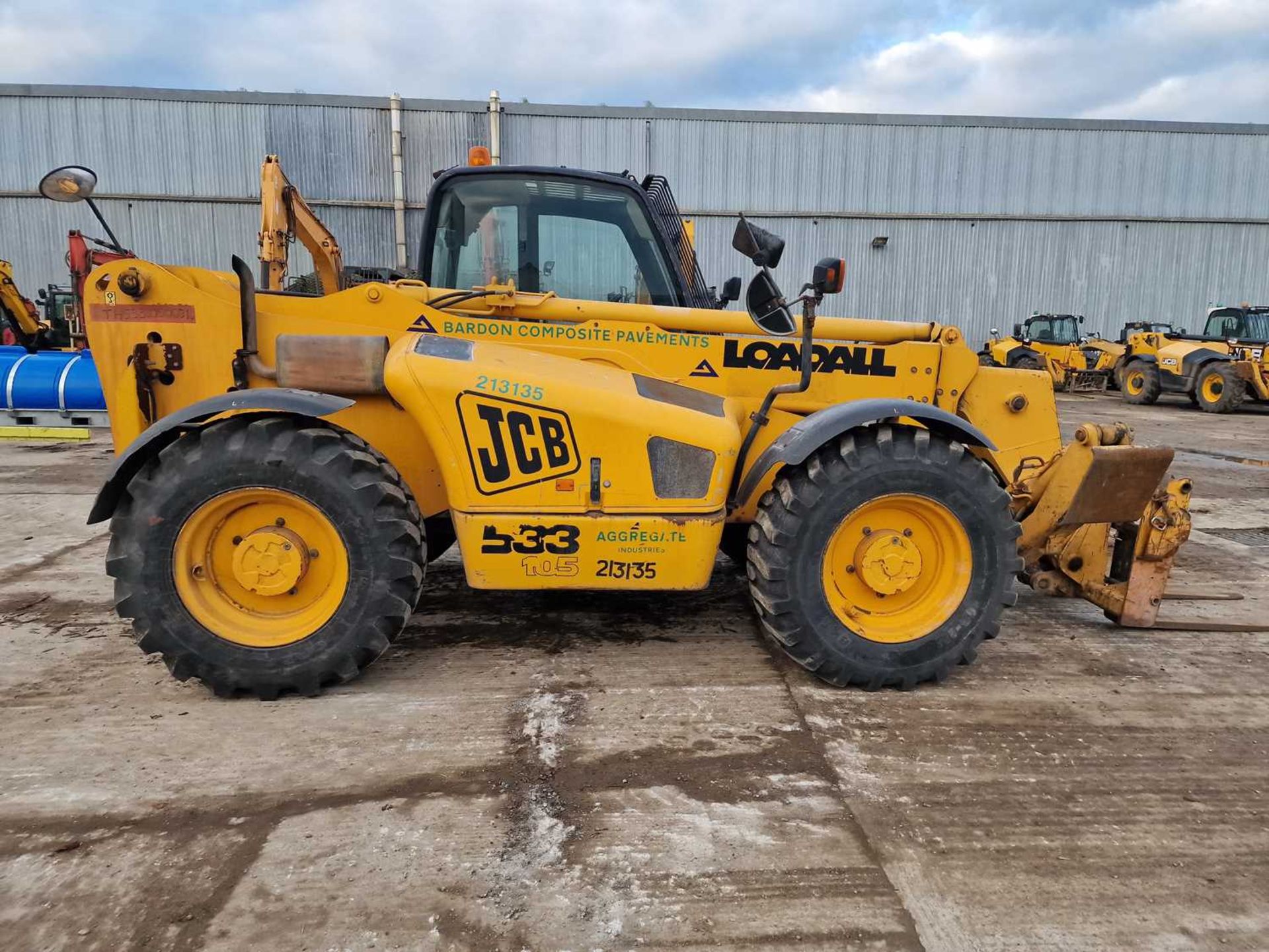 2003 JCB 533-105 Turbo Powershift Telehandler, WLI, Forks (EPA Compliant) - Image 52 of 69