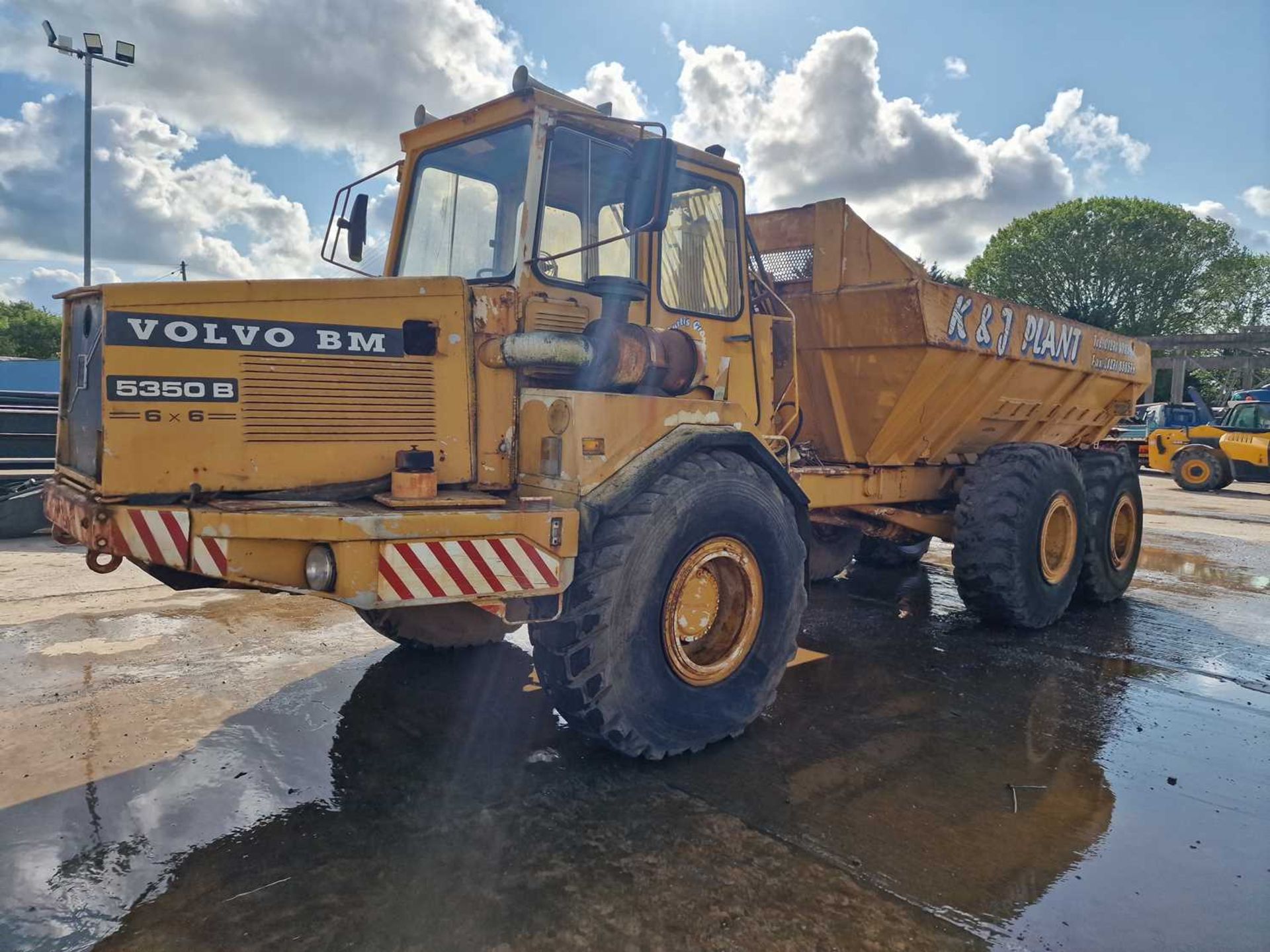 1984 Volvo BM5350B 6x6 Articulated Dumptruck, Tail Gate