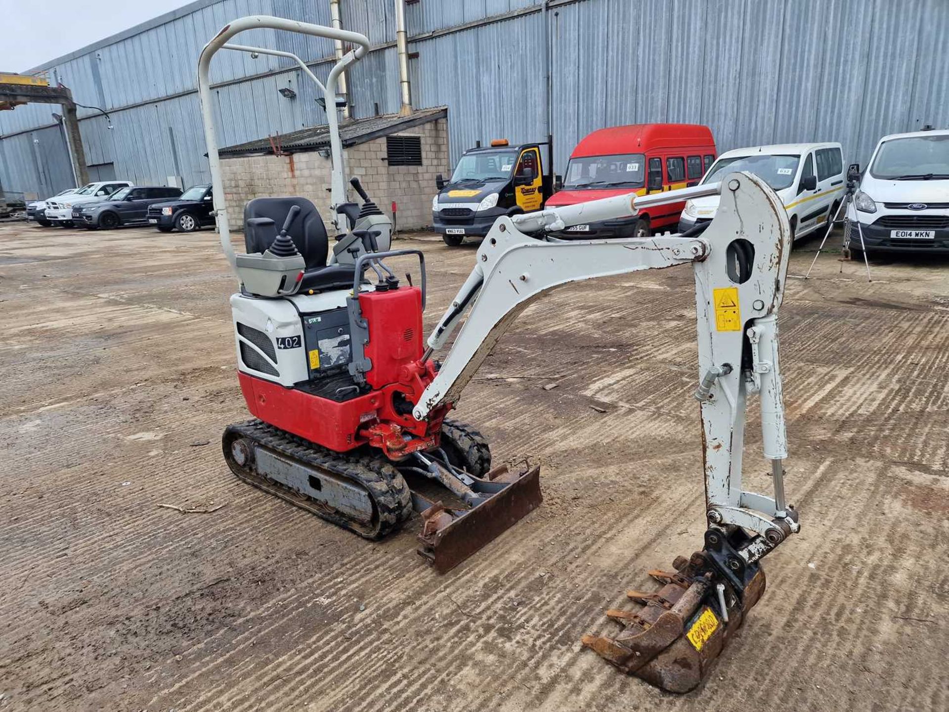 2019 Takeuchi TB210R Rubber Tracks, Blade, Offset, Manual QH, Piped, Expanding Undercarriage, Roll B - Image 7 of 96