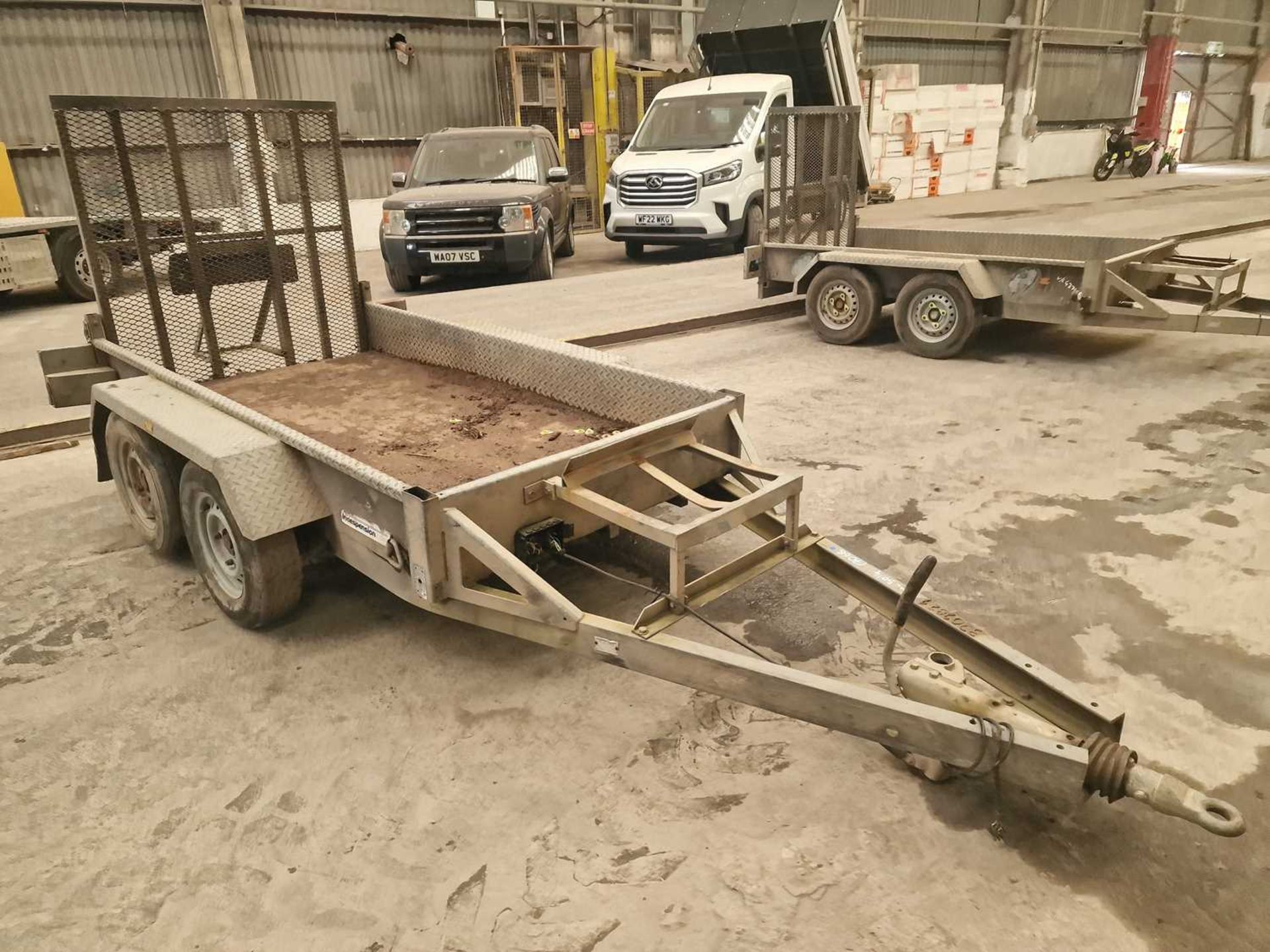 Indespension 2.7 Ton Twin Axle Plant Trailer, Ramp - Image 4 of 10