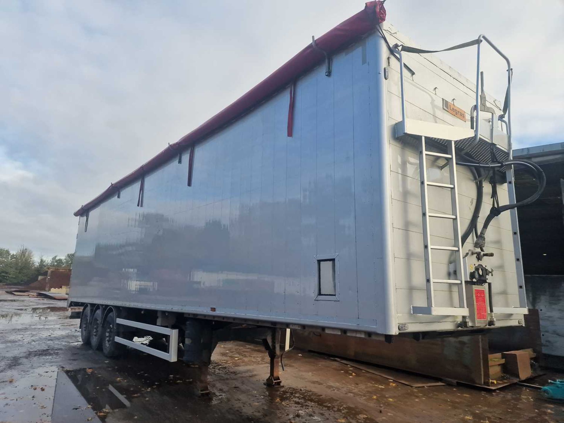 2013 Legras C03N0S Tri Axle Walking Floor Trailer, Easy Sheet - Image 4 of 12