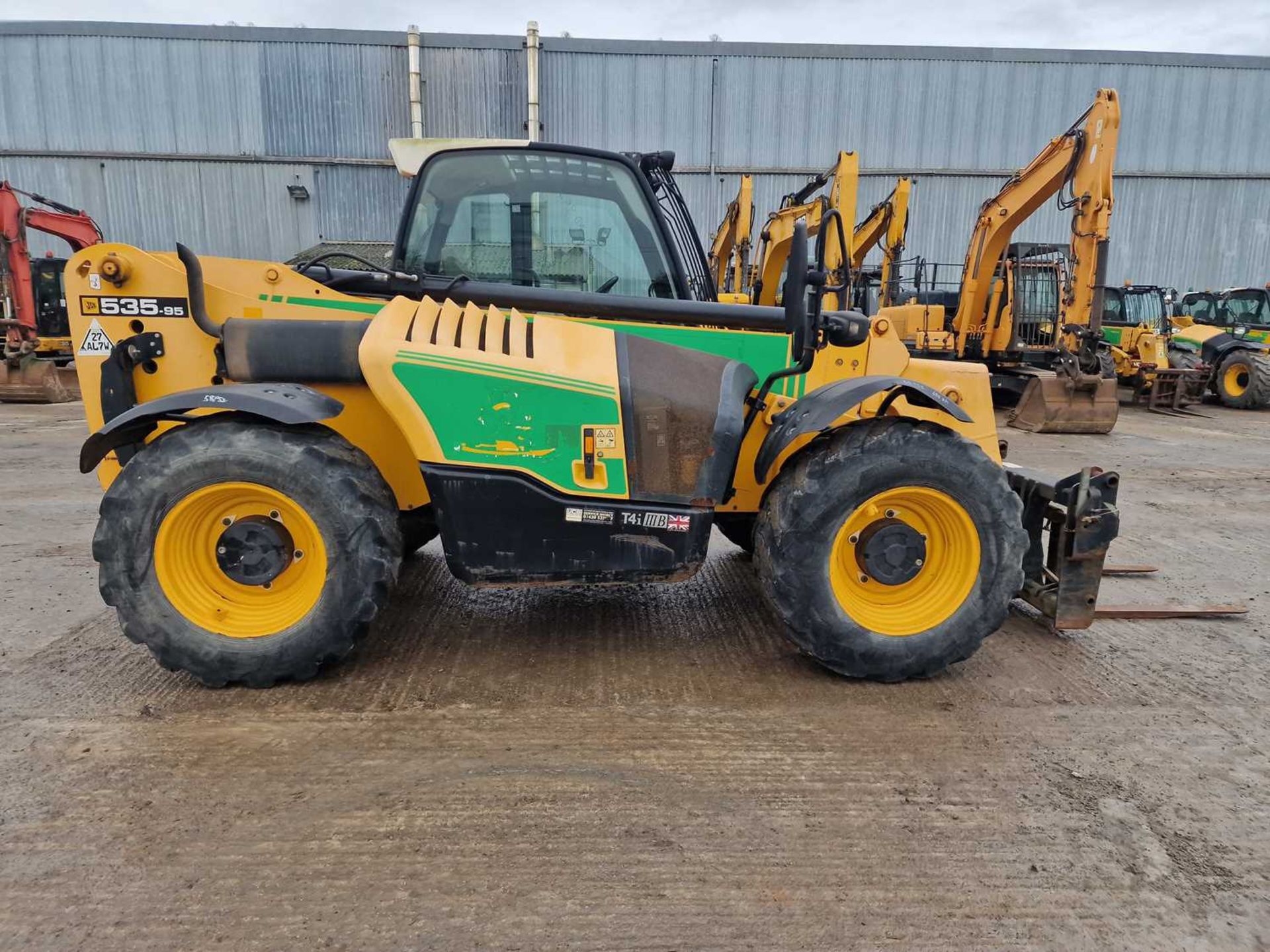 2015 JCB 535-95 Turbo Powershift Telehandler, WLI, Forks (EPA Compliant) - Image 6 of 48