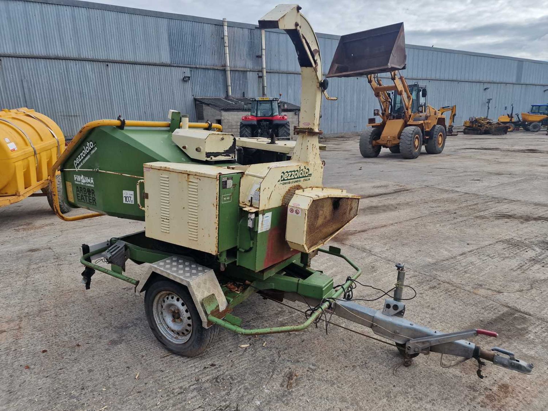 2007 Pezzola PZ150 Single Axle Wood Chipper, Lombardini Engine - Image 4 of 15