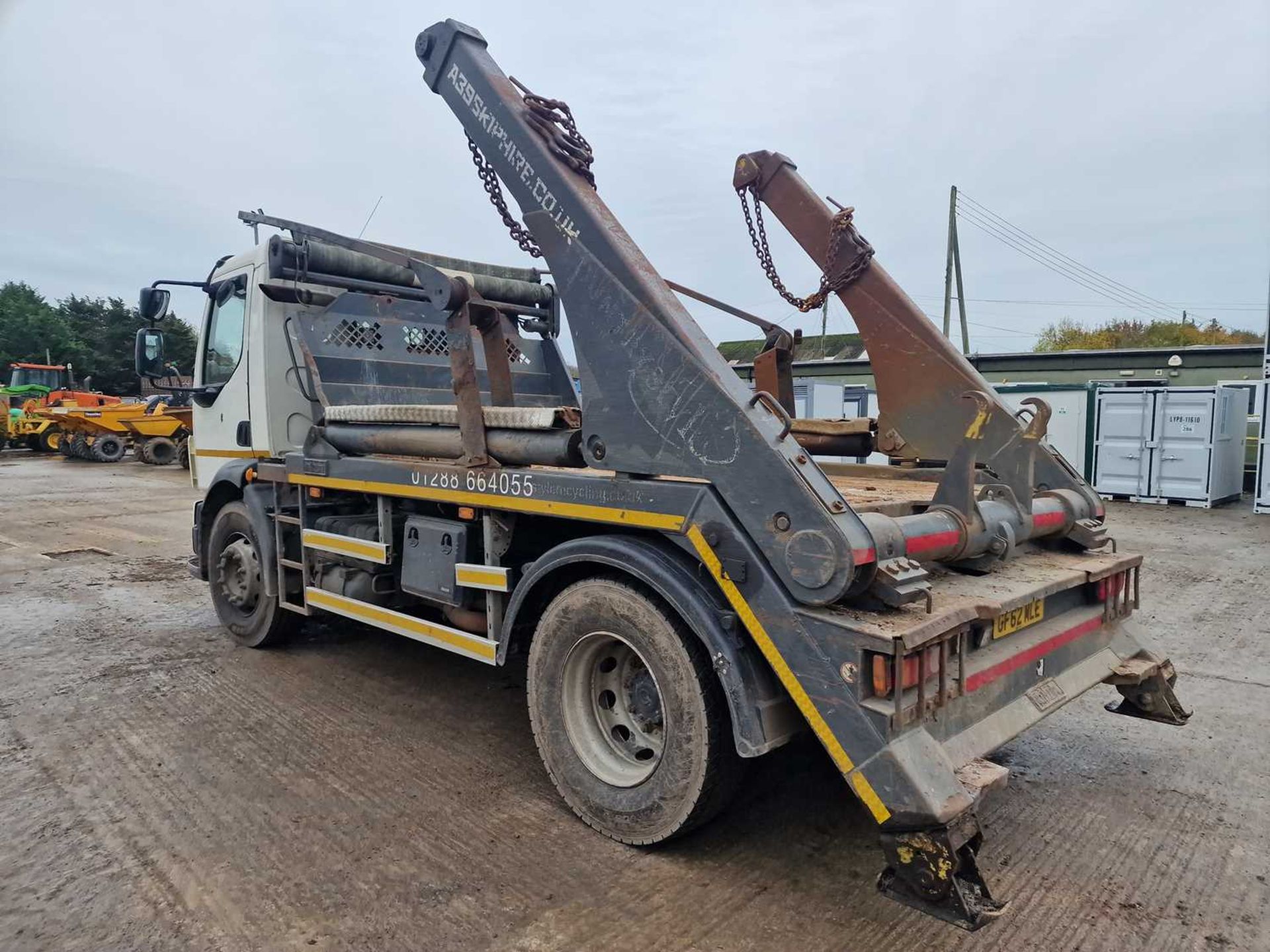 2012 Volvo FL 4x2 Skip Loader Lorry, Hyvalift Gear, Easy Sheet, WLI, Reverse Camera, Manual Gear Box - Image 4 of 46