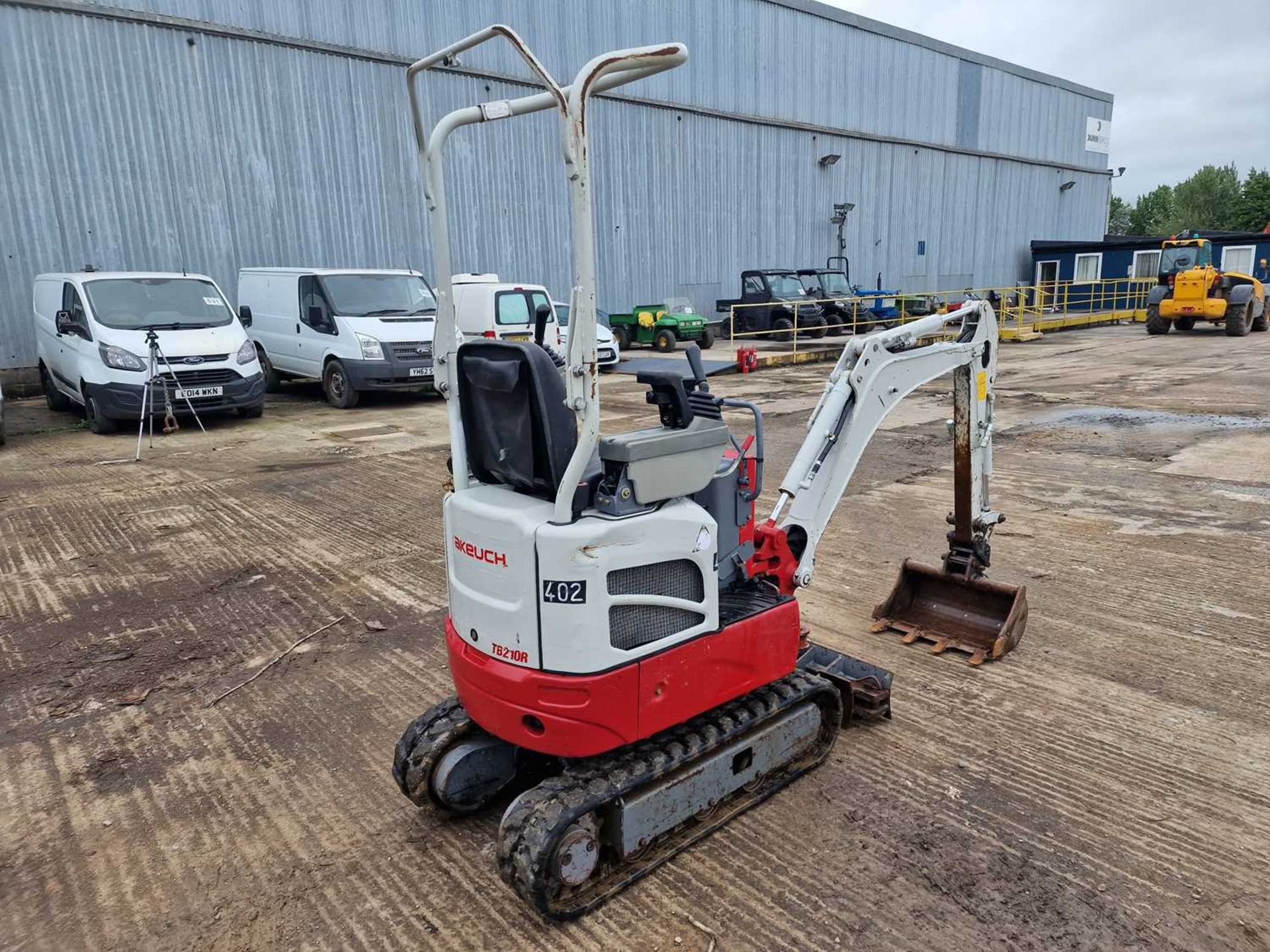 2019 Takeuchi TB210R Rubber Tracks, Blade, Offset, Manual QH, Piped, Expanding Undercarriage, Roll B - Image 5 of 96