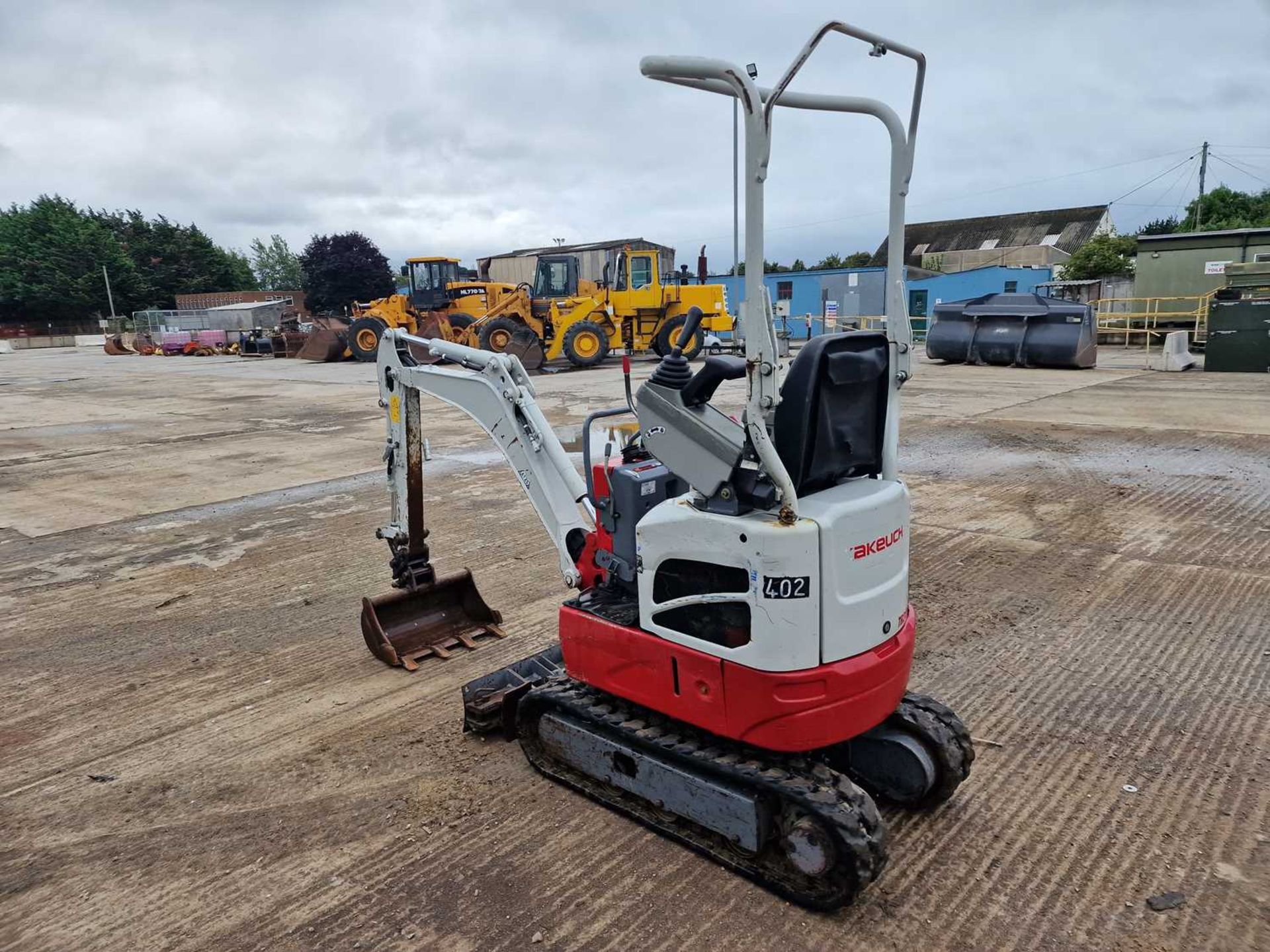 2019 Takeuchi TB210R Rubber Tracks, Blade, Offset, Manual QH, Piped, Expanding Undercarriage, Roll B - Image 67 of 96