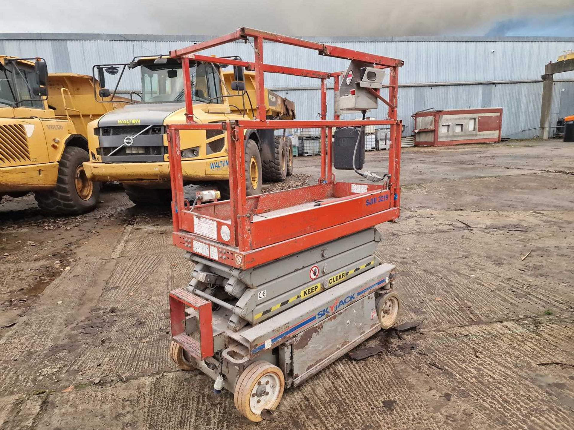 2011 Skyjack SJ3219 Wheeled Scissor Lift Access Platform (Locked Out)