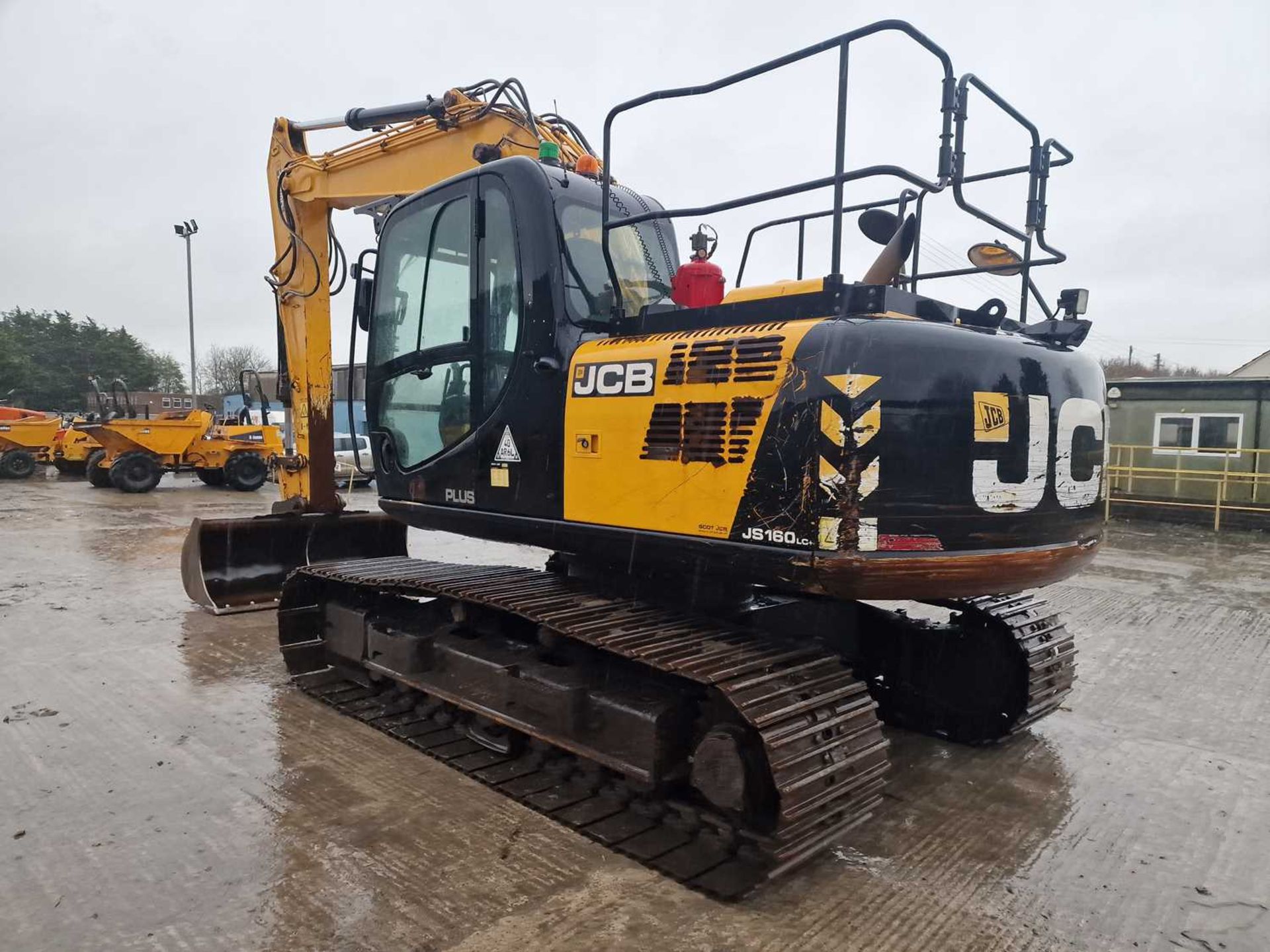 2017 JCB JS160LC, 700mm Steel Tracks, CV, Piped, Reverse Camera, A/C (EPA Compliant) - Image 3 of 37