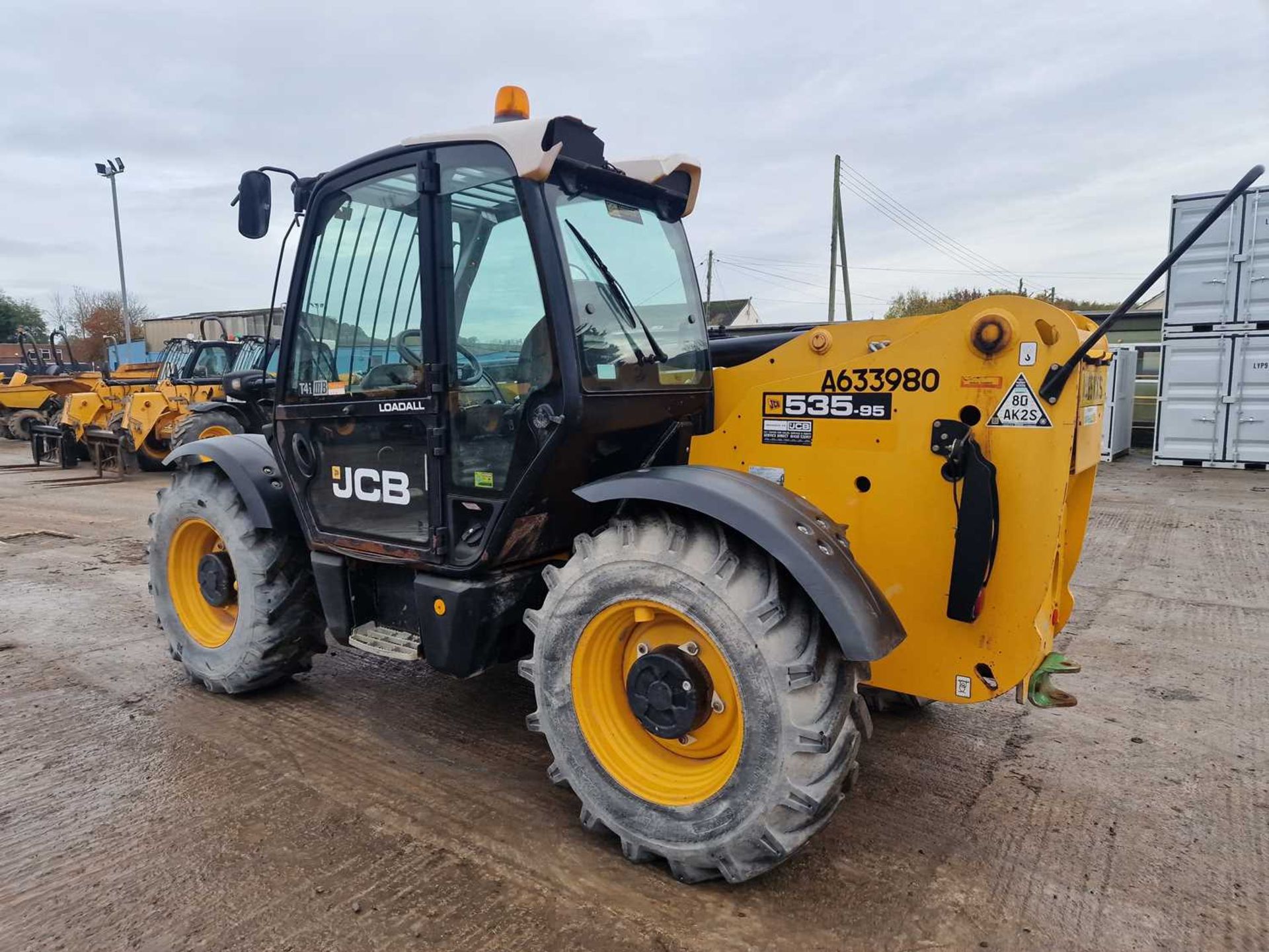 2014 JCB 535-95 Turbo Powershift Telehandler, Reverse Camera, WLI, Forks (EPA Compliant) - Image 3 of 46