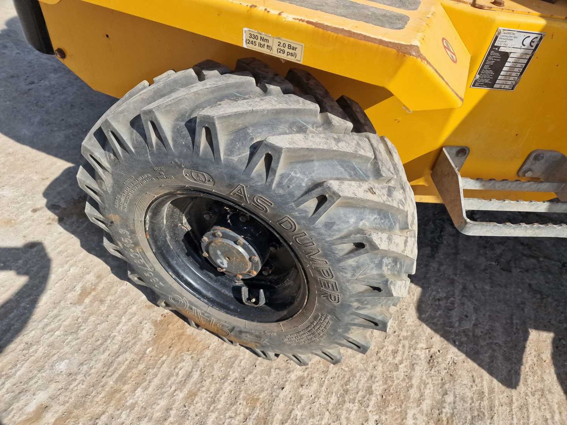 2019 Thwaites 3 Ton Swivel Skip Dumper, Roll Bar - Image 37 of 48