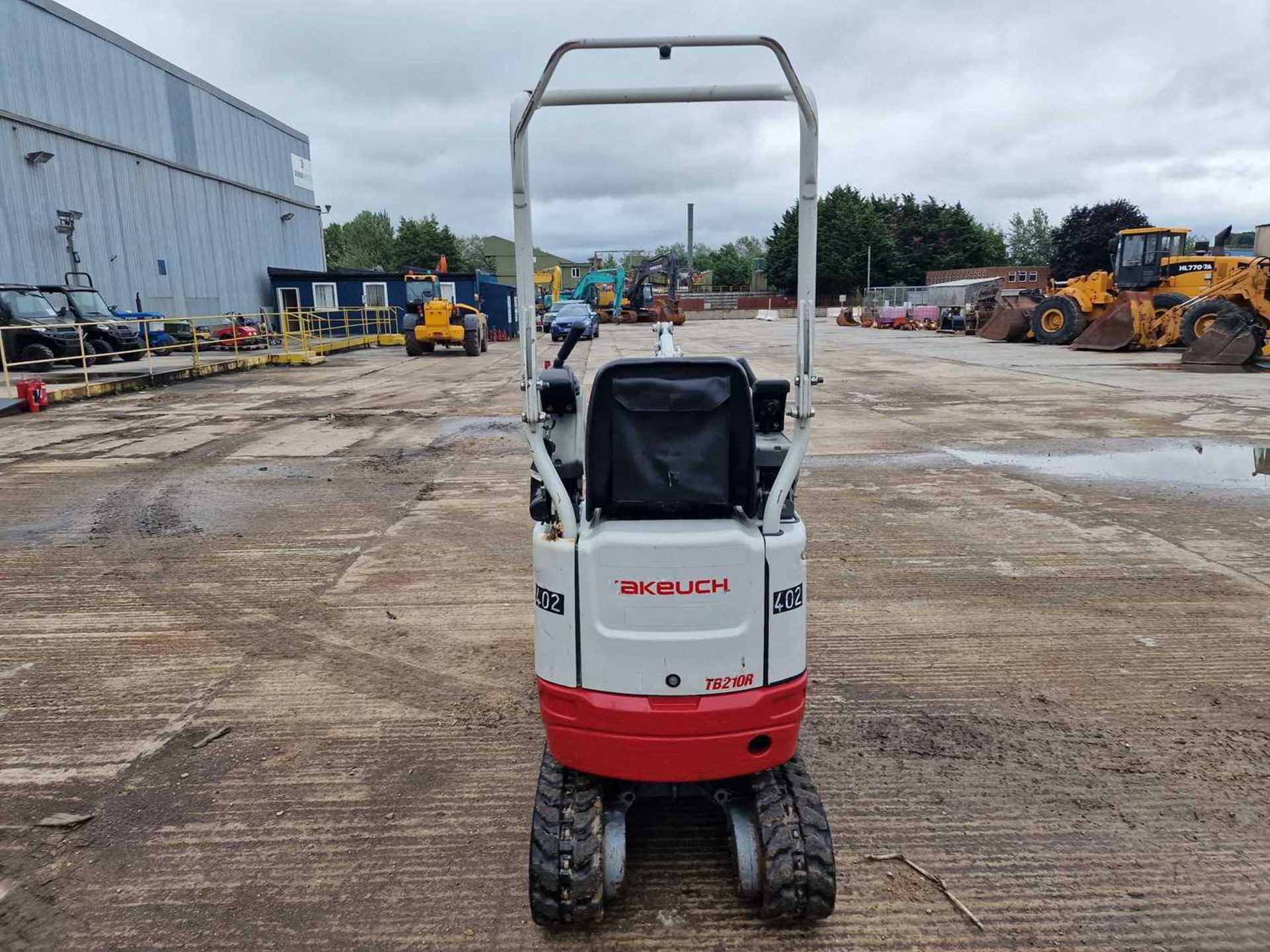 2019 Takeuchi TB210R Rubber Tracks, Blade, Offset, Manual QH, Piped, Expanding Undercarriage, Roll B - Image 36 of 96