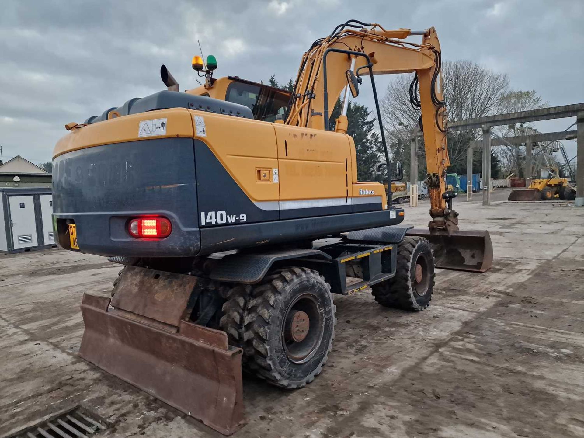 2013 Hyundai R140W-9 Wheeled Excavator, Blade, CV, Geith Hydraulic QH, Piped, Aux. Piping, Reverse C - Image 39 of 68