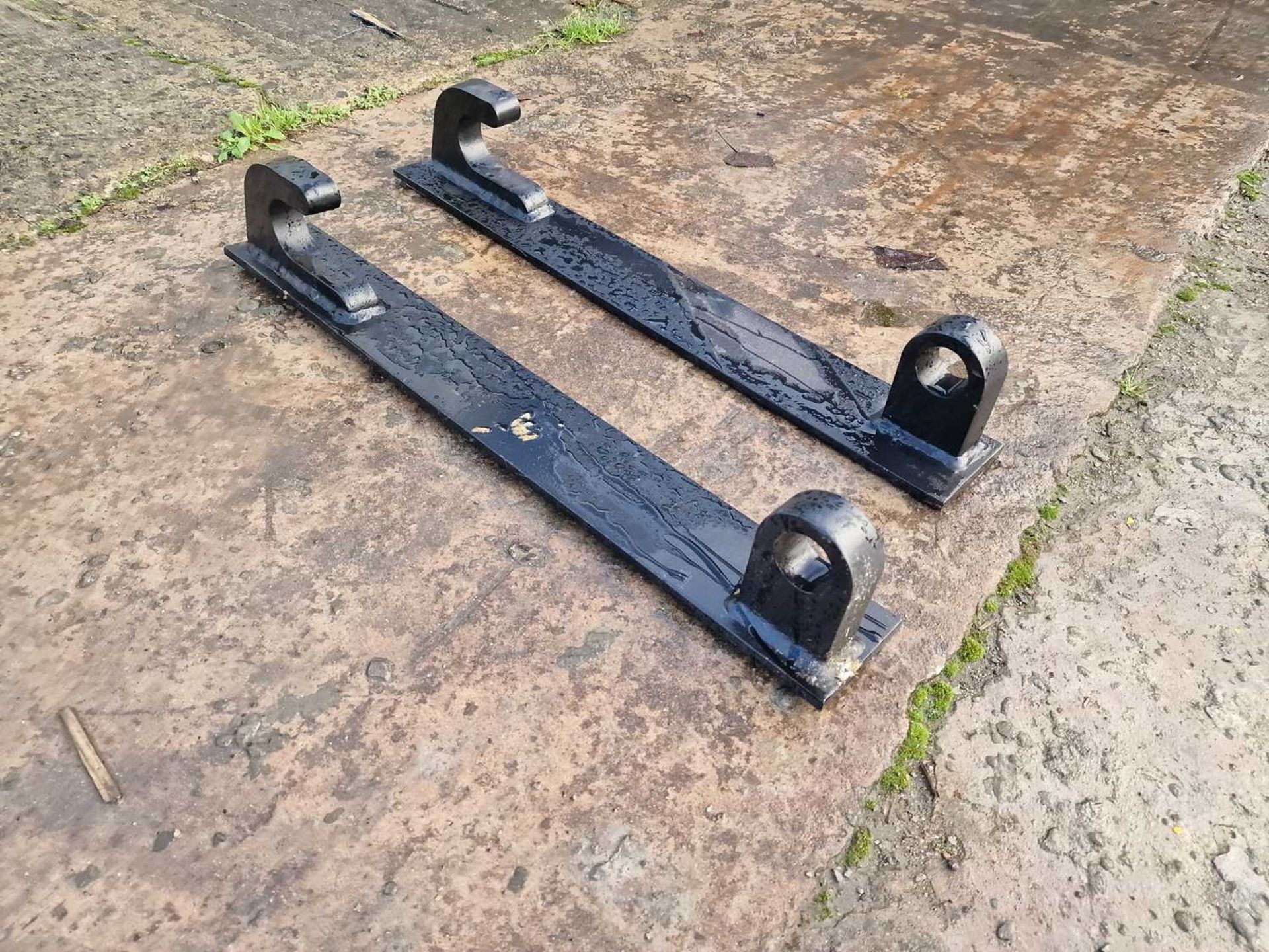 Unused Brackets to suit JCB Q-Fit (Pair of)