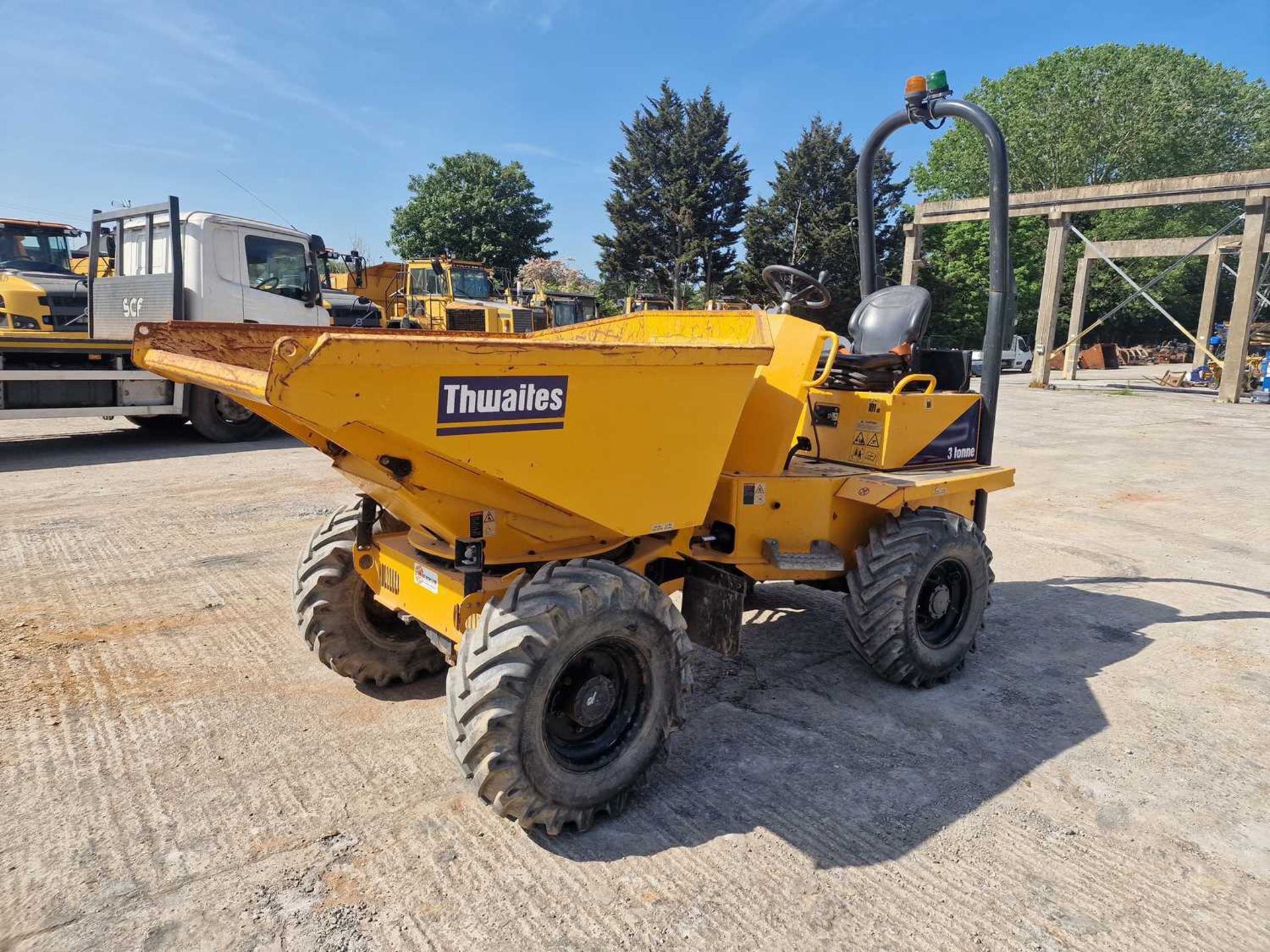 2019 Thwaites 3 Ton Swivel Skip Dumper, Roll Bar - Image 25 of 48