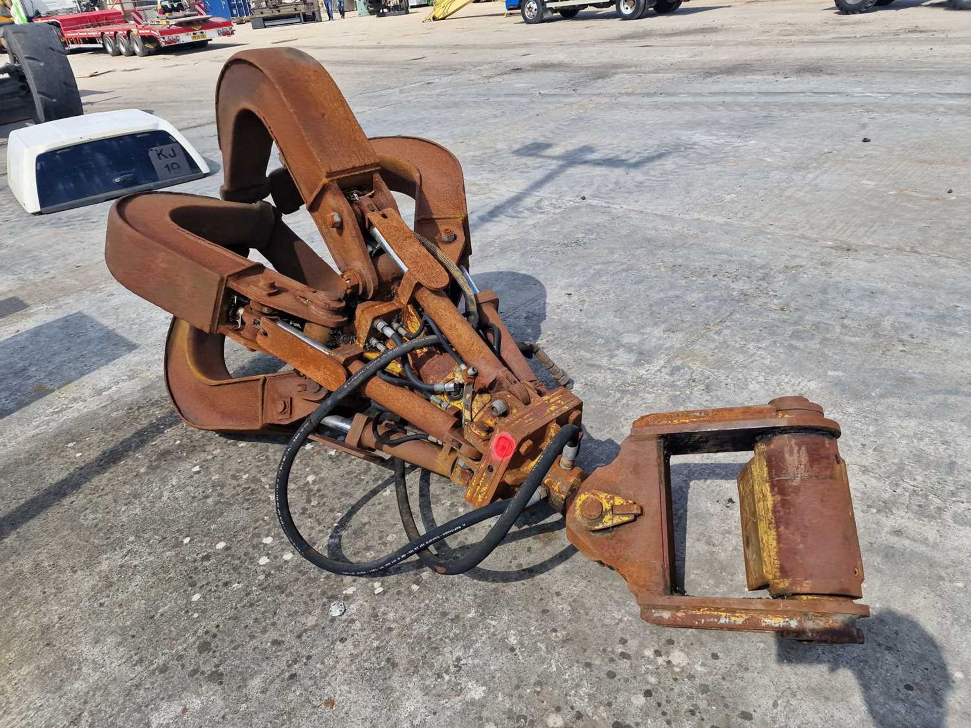 Hydraulic Rotating 5 Finger Scrap Grab to suit 20-30 Ton Excavator - Image 4 of 7