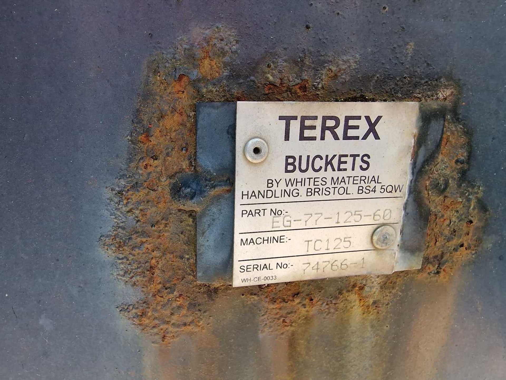 Unused Terex 60" Grading Bucket to suit Terex TC125 Excavator - Image 7 of 7