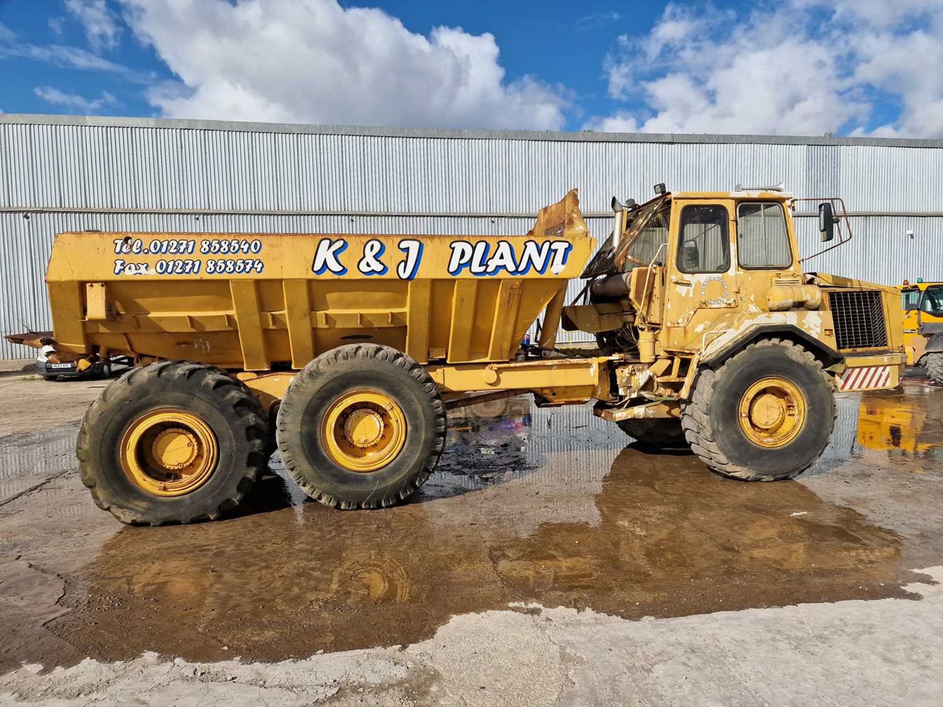 1984 Volvo BM5350B 6x6 Articulated Dumptruck, Tail Gate - Image 29 of 46