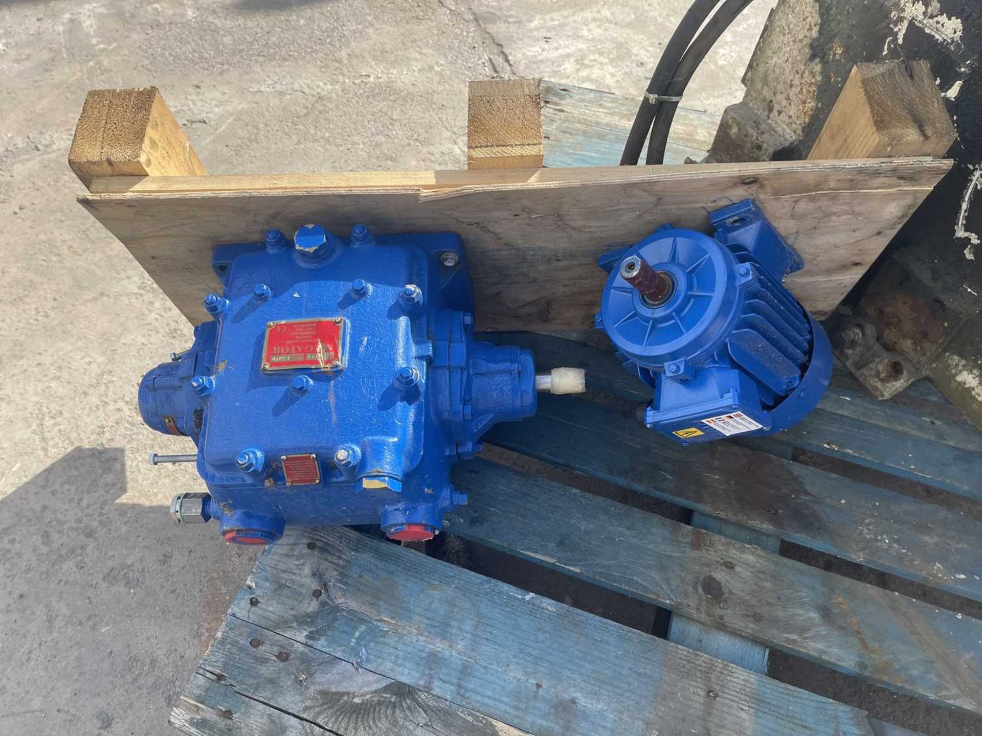 Blue Pump & motor