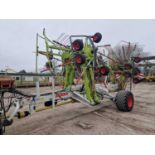 2017 Claas Liner 3600 HH PTO Driven 4 Rotor Rake to suit 3 Point Linkage