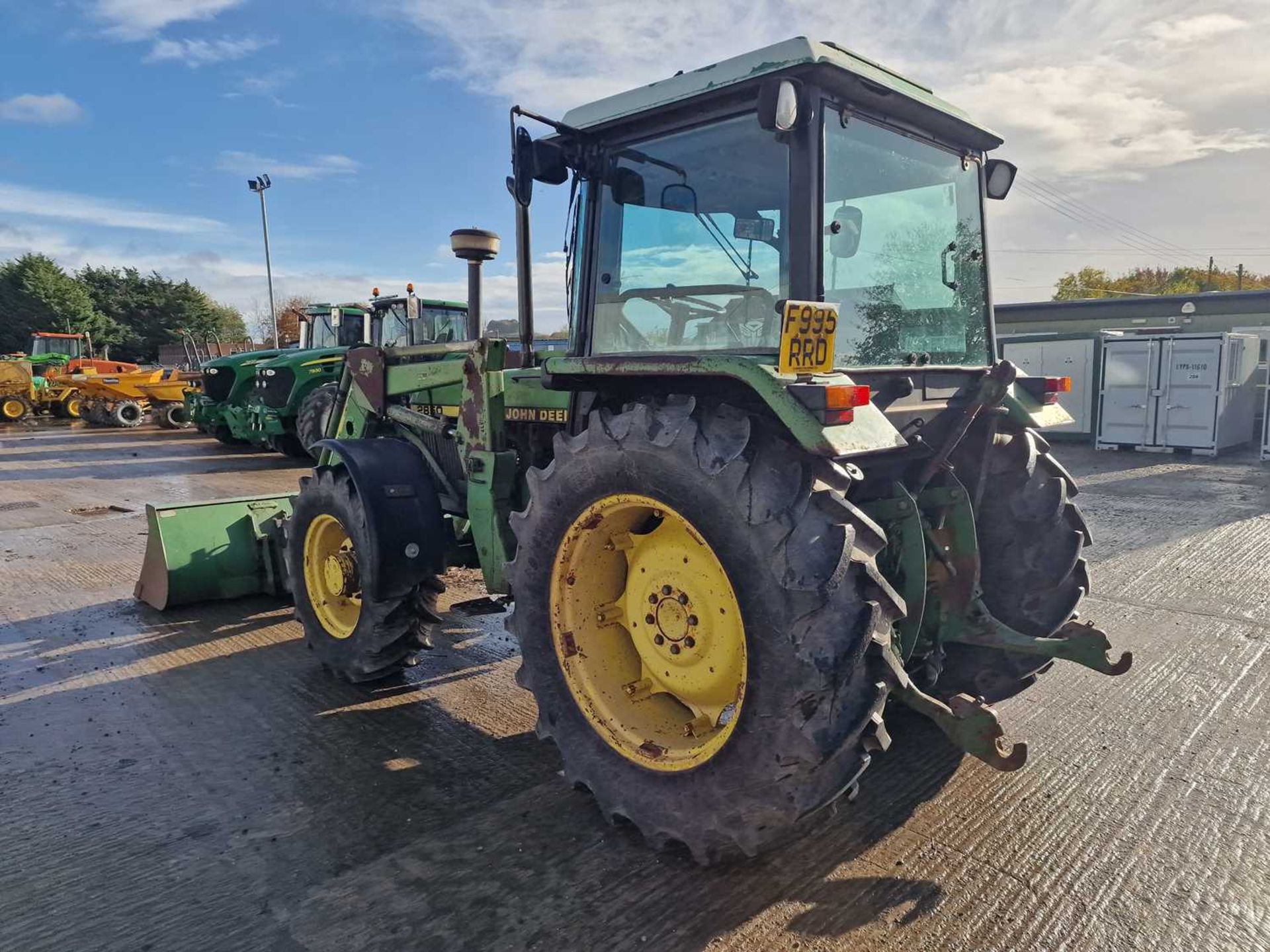 1989 John Deere 2850 4WD Tractor, Loader, 2 Spool Valves, Push Out Hitch (Reg. Docs. Available) - Image 3 of 52