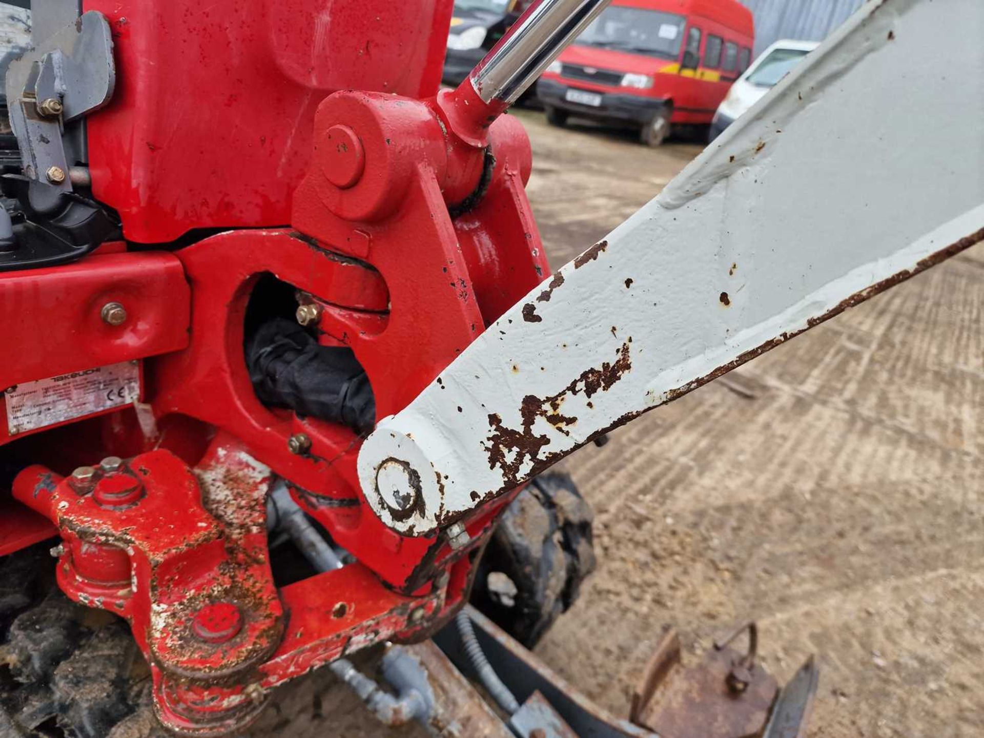 2019 Takeuchi TB210R Rubber Tracks, Blade, Offset, Manual QH, Piped, Expanding Undercarriage, Roll B - Image 14 of 96