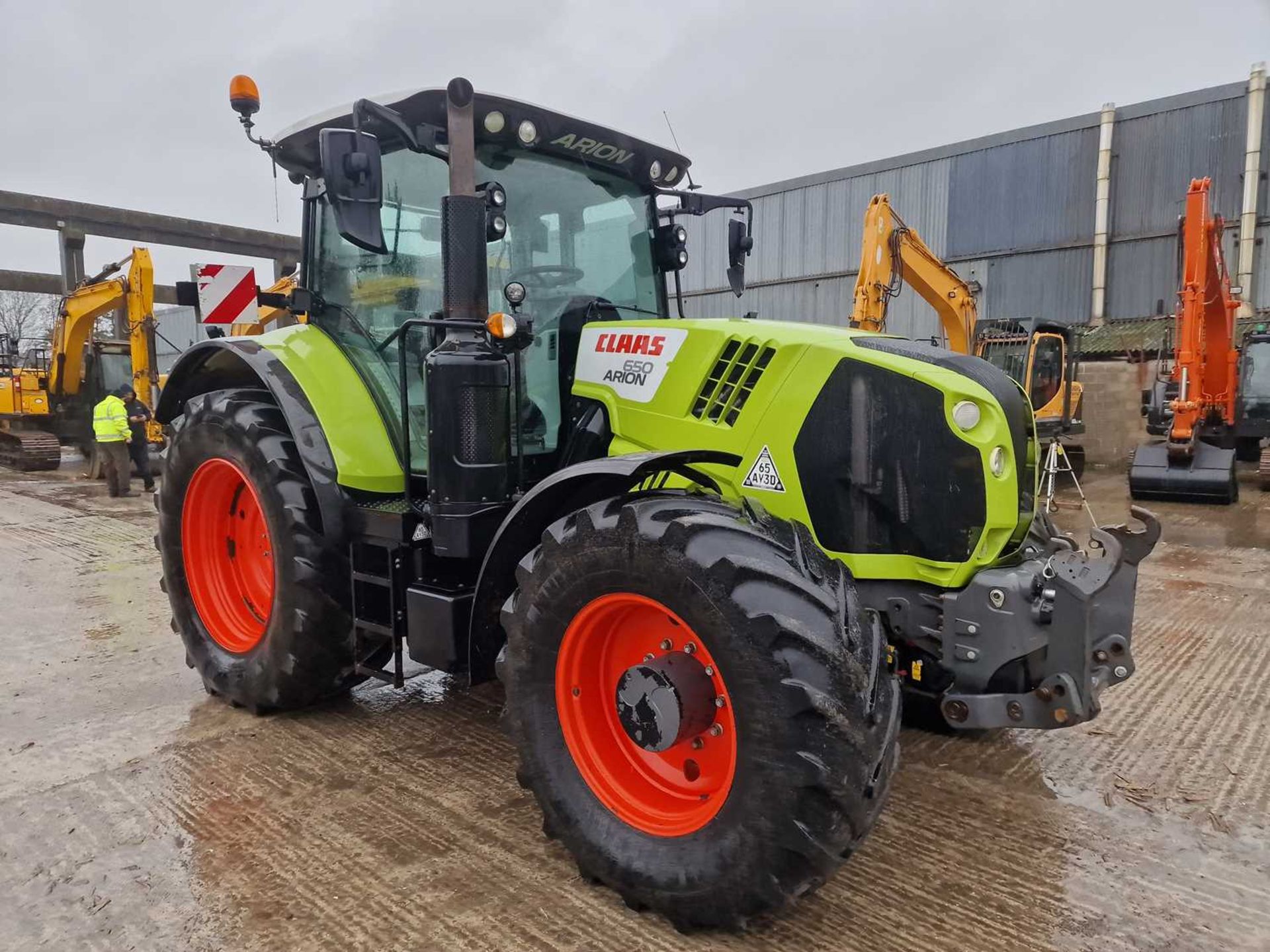 2018 Claas Arion 650 CI5+ 4WD Tractor, Front Linkage, Front Suspension, Cab Suspension, Air Brakes,  - Image 65 of 87