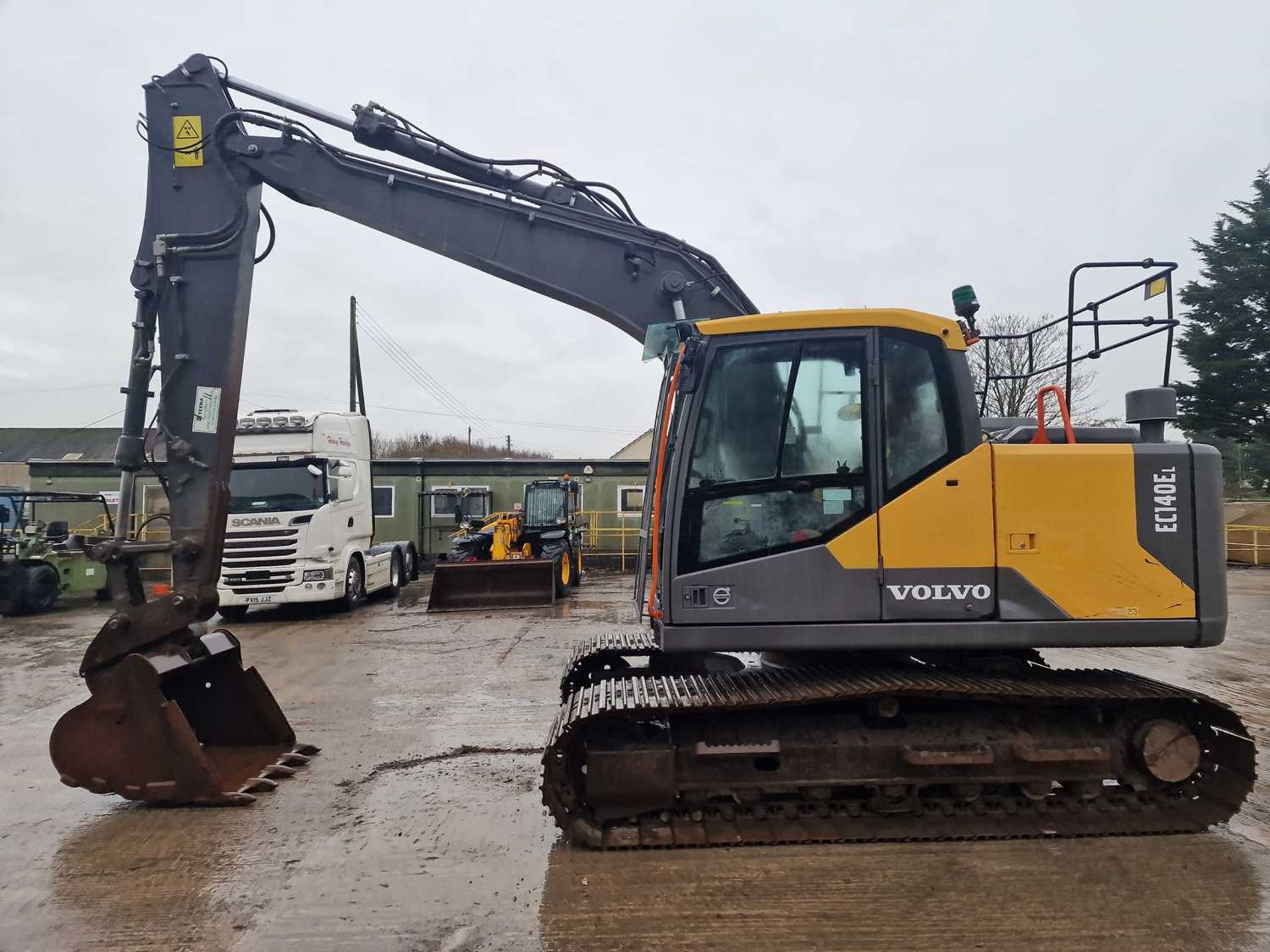 2018 Volvo EC140EL, 700mm Steel Tracks, CV, Hill Hydraulic QH, Piped, Reverse & Blind Spot Camera, A - Image 74 of 108