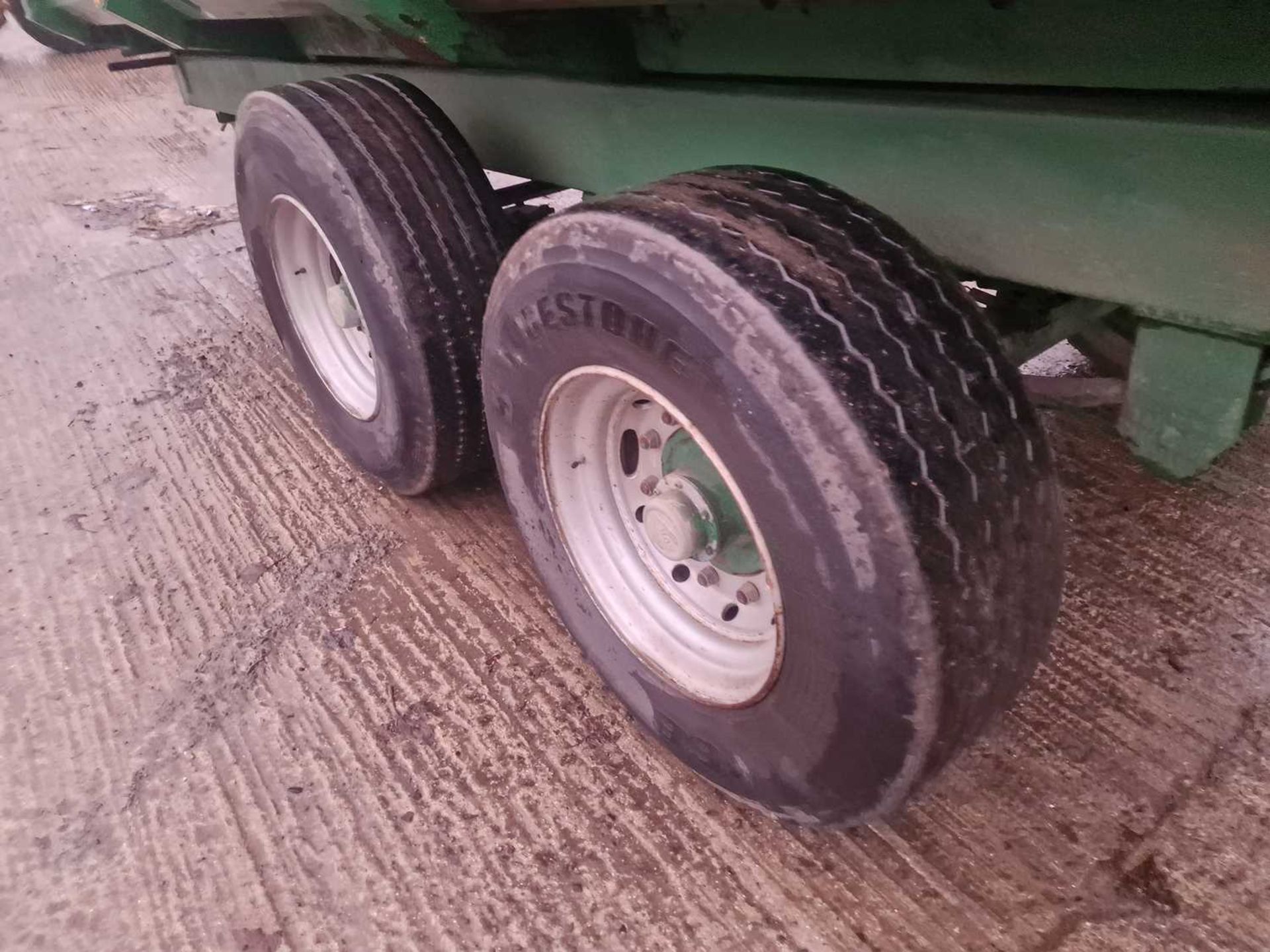 2000 Richard Western SF14 14 Ton Grain Tipping Trailer, Sprung Draw Bar, Roll Over Sheet - Image 10 of 11