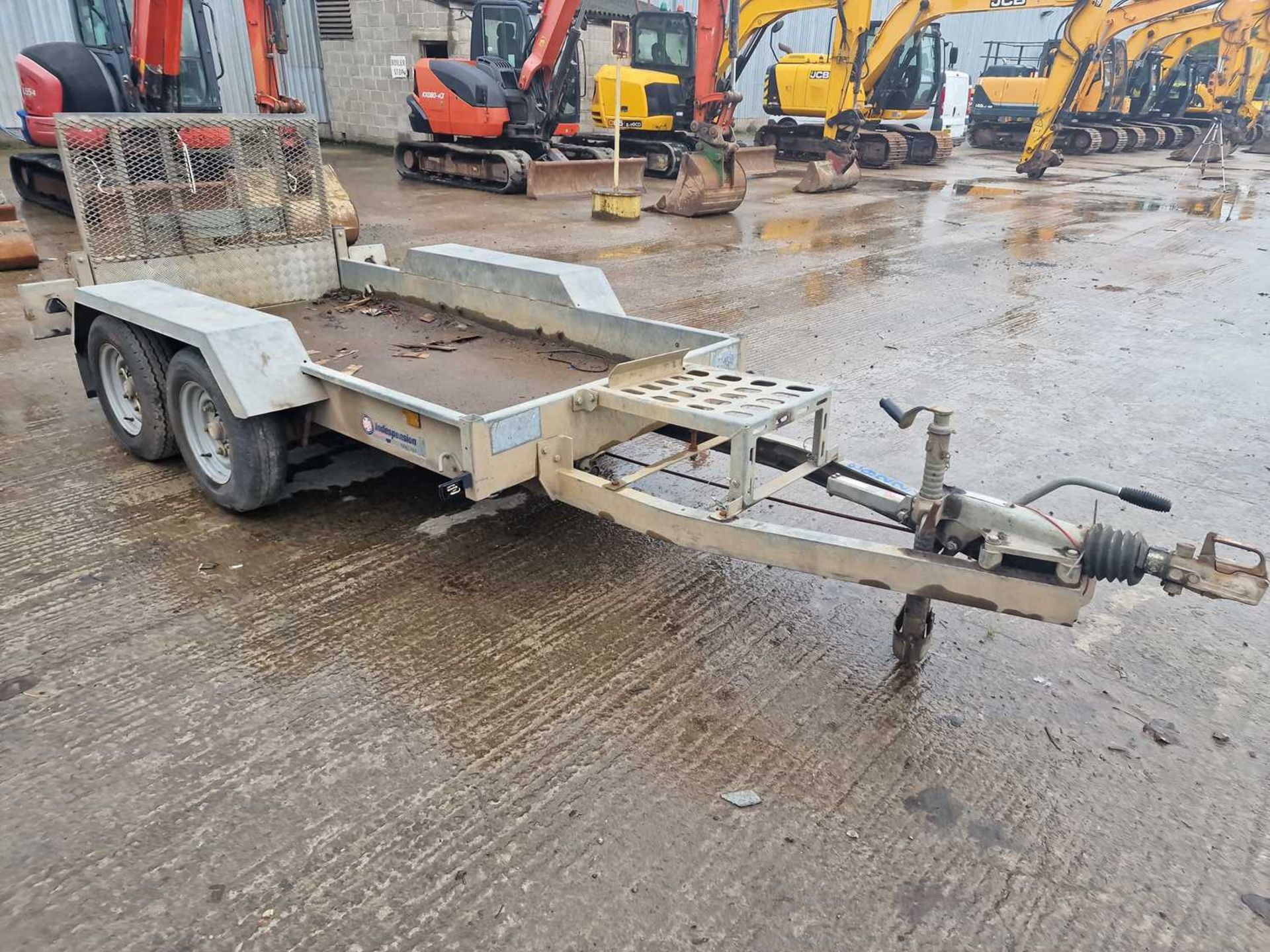 Indespension 2.7 Ton Twin Axle Plant Trailer, Ramp - Image 4 of 11