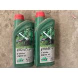 Unused 1 Litre Groundsman 2 Stroke Engine Oil (2 of)