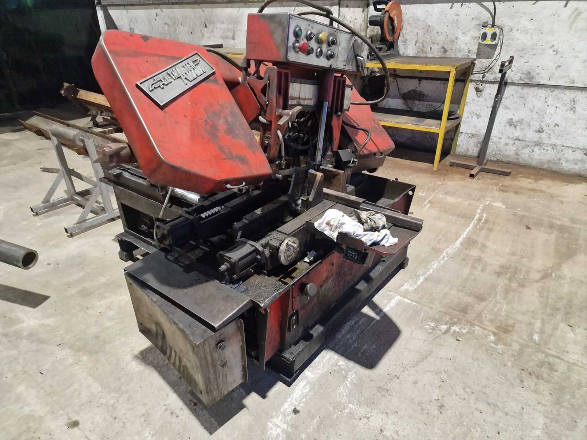 1989 Amada Cutmaster HA-250 415 Volt Band Saw (BEING SOLD FROM PICS)