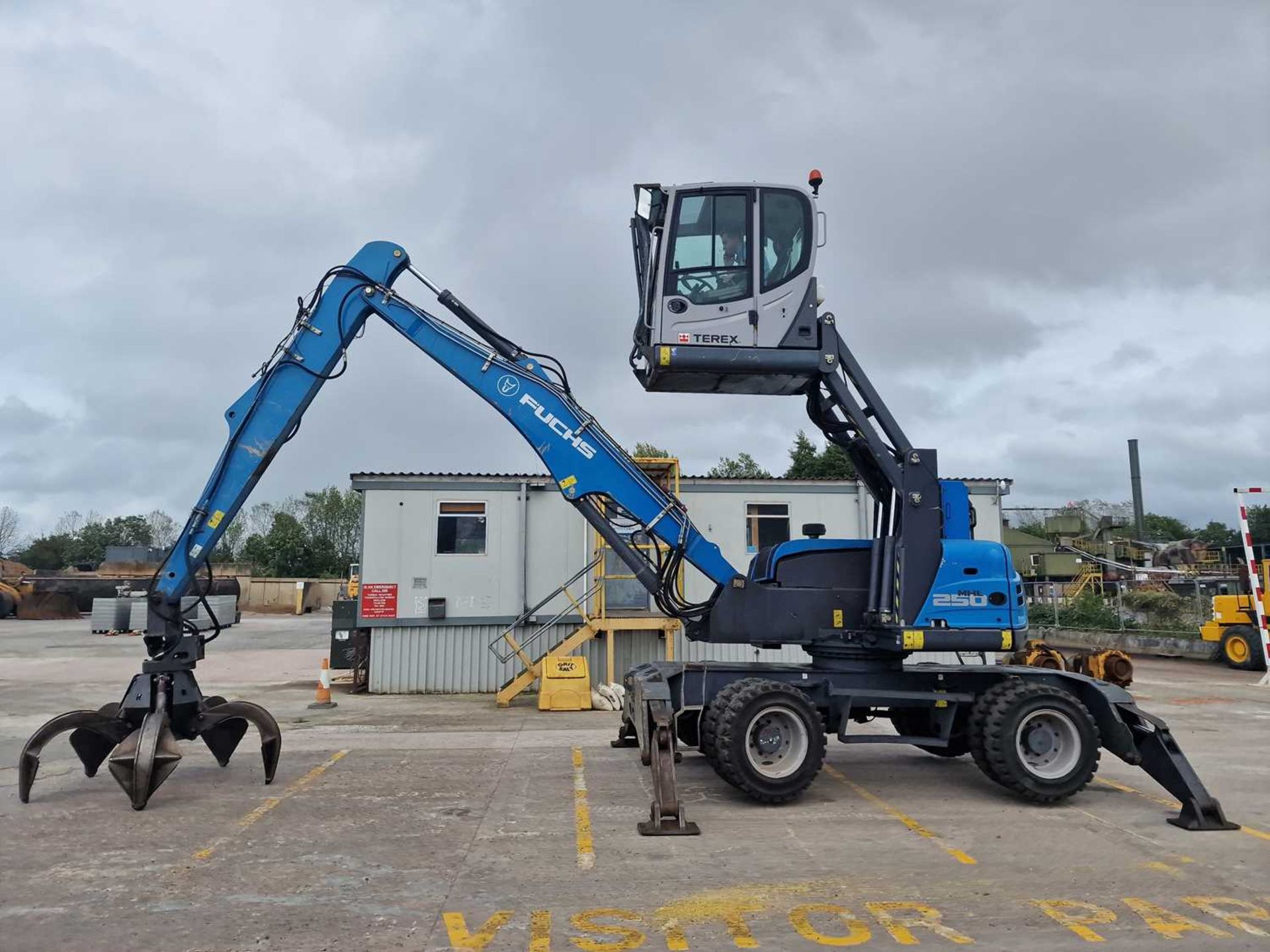 2016 Fuchs MHL250 Wheeled Material Handler, Stabilisers, Piped, Aux. Piping, Hi Rise Cab, Reverse Ca - Image 67 of 96