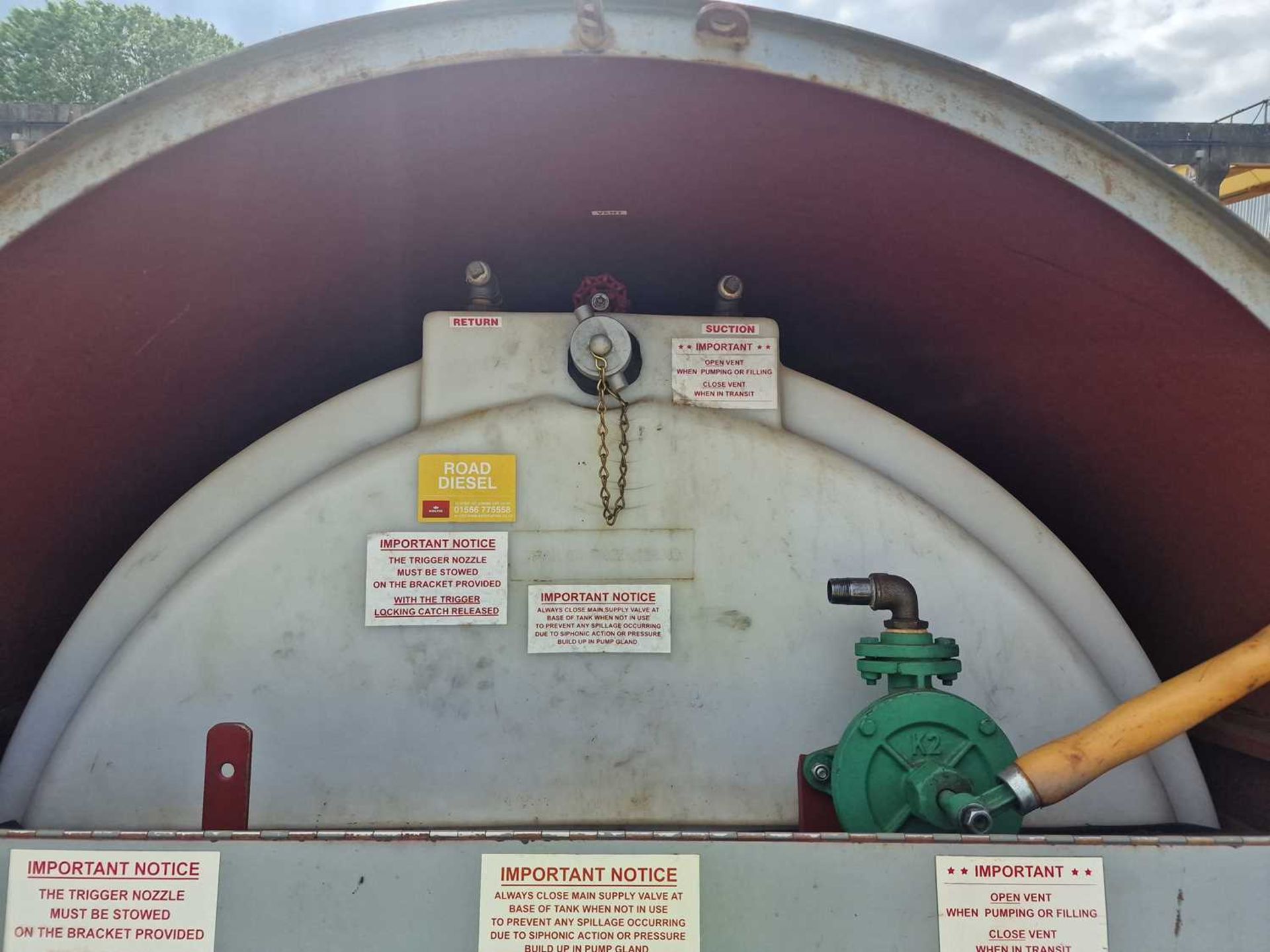 2021 Trailer Engineering 2140 Litre Single Axle Bunded Fuel Bowser, Manual Pump - Image 17 of 18
