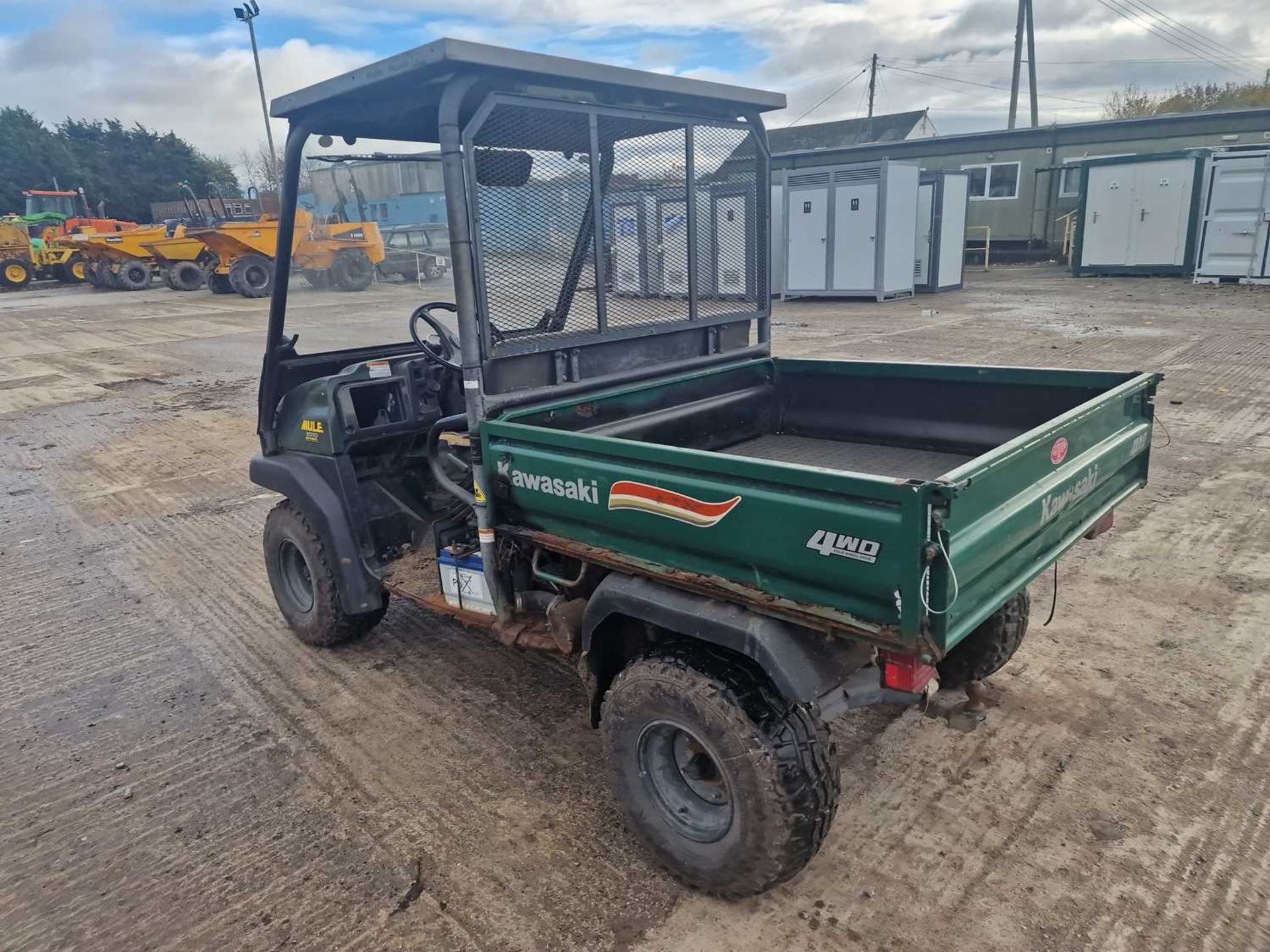 Kawasaki Mule 3010 4WD Diesel Utility Vehicle, Power Steering - Image 3 of 17