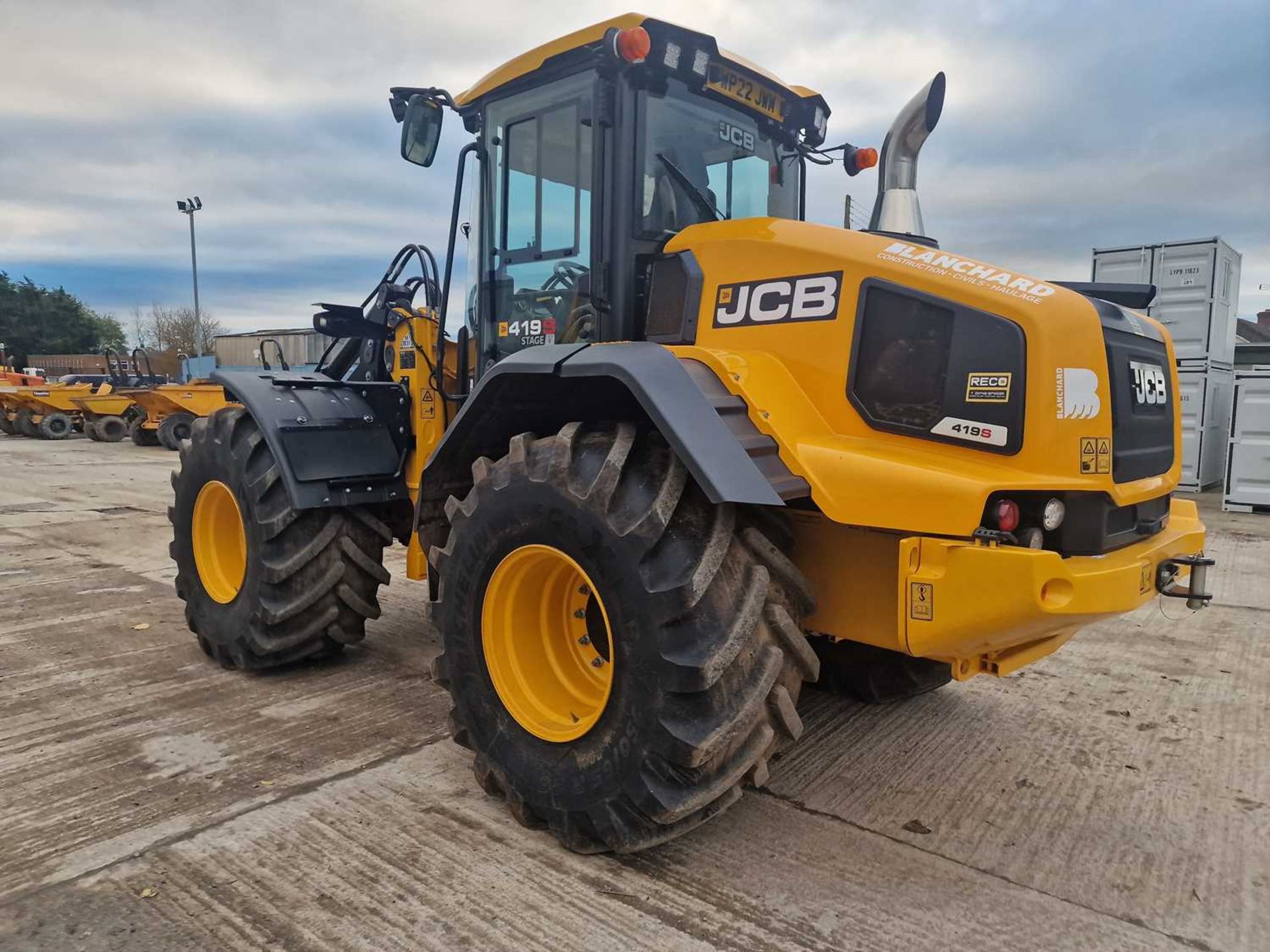 2022 JCB 419S Wheeled Loader, Hydraulic QH, Reverse Camera, A/C, Fridge - Image 3 of 26