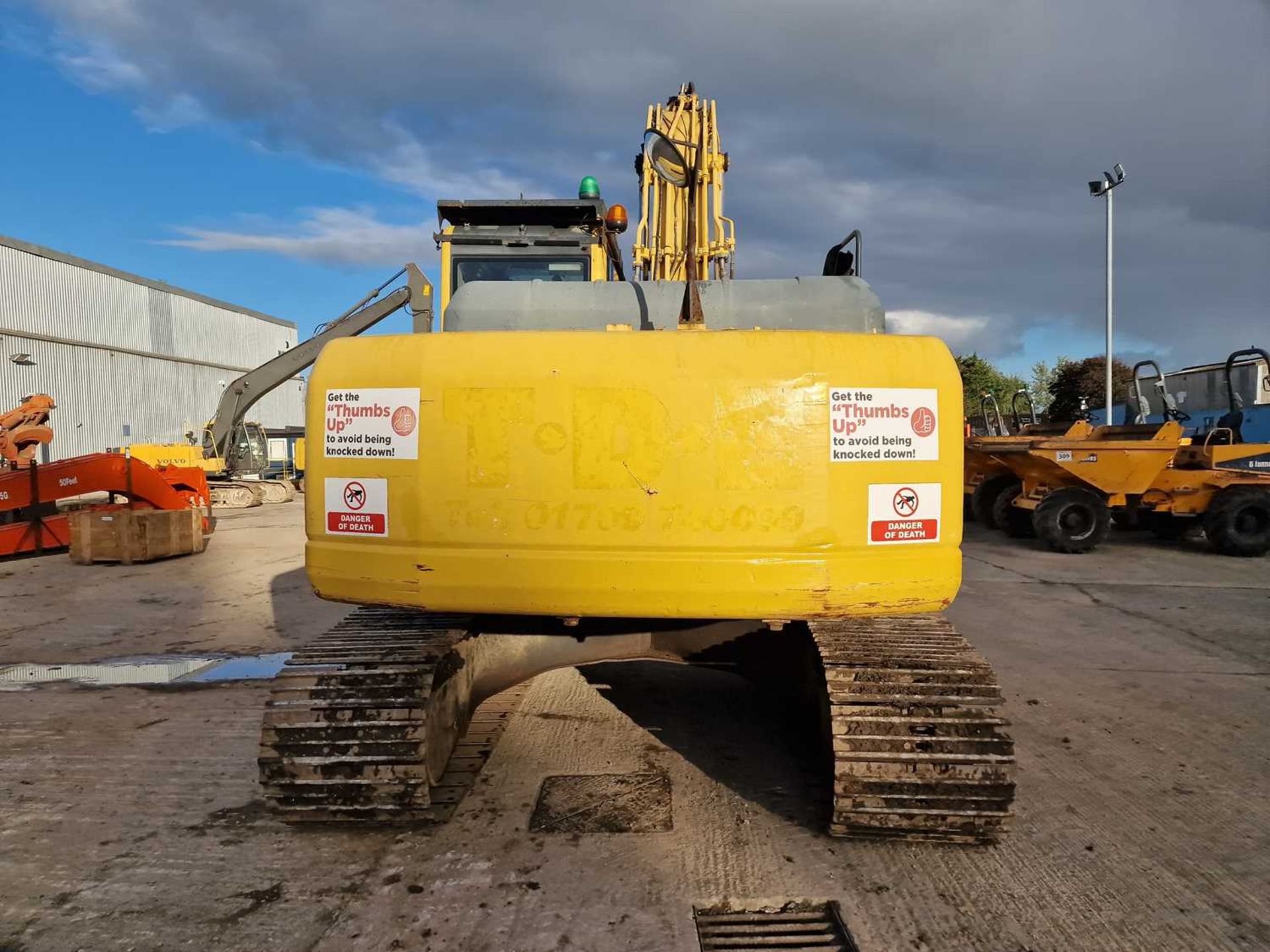 2006 Komatsu PC210LC-8, 700mm Steel Tracks, CV, Miller Hydraulic QH, Piped, Aux. Piping,  A/C (Grab  - Image 4 of 36