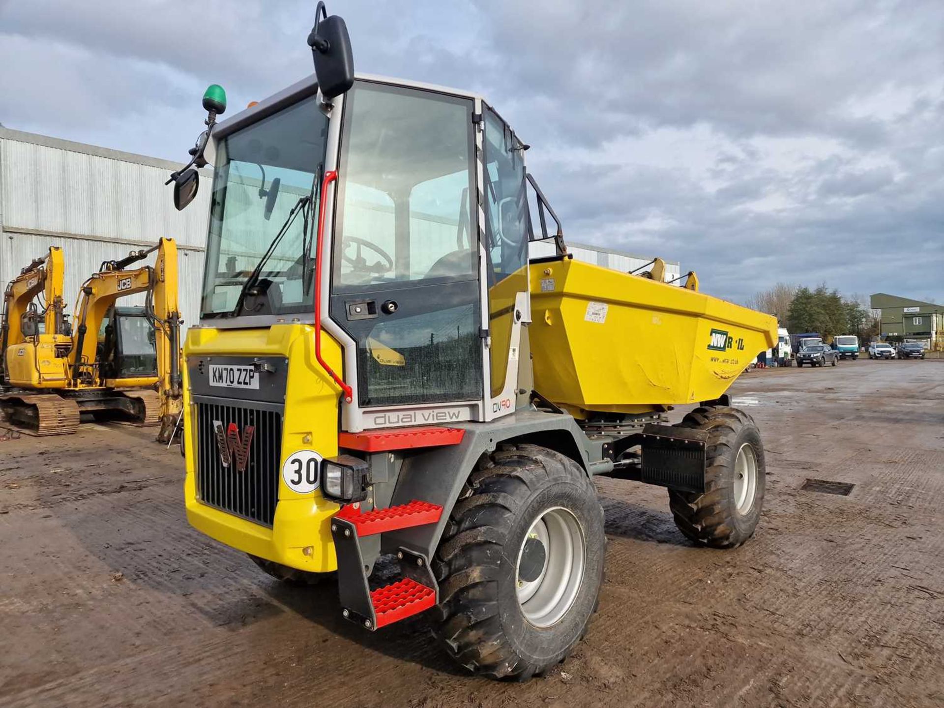 2020 Wacker Neuson DV90 9 Ton Duel View Swivel Skip Dumper, Rotating Operator Station, Reverse & For - Image 6 of 24