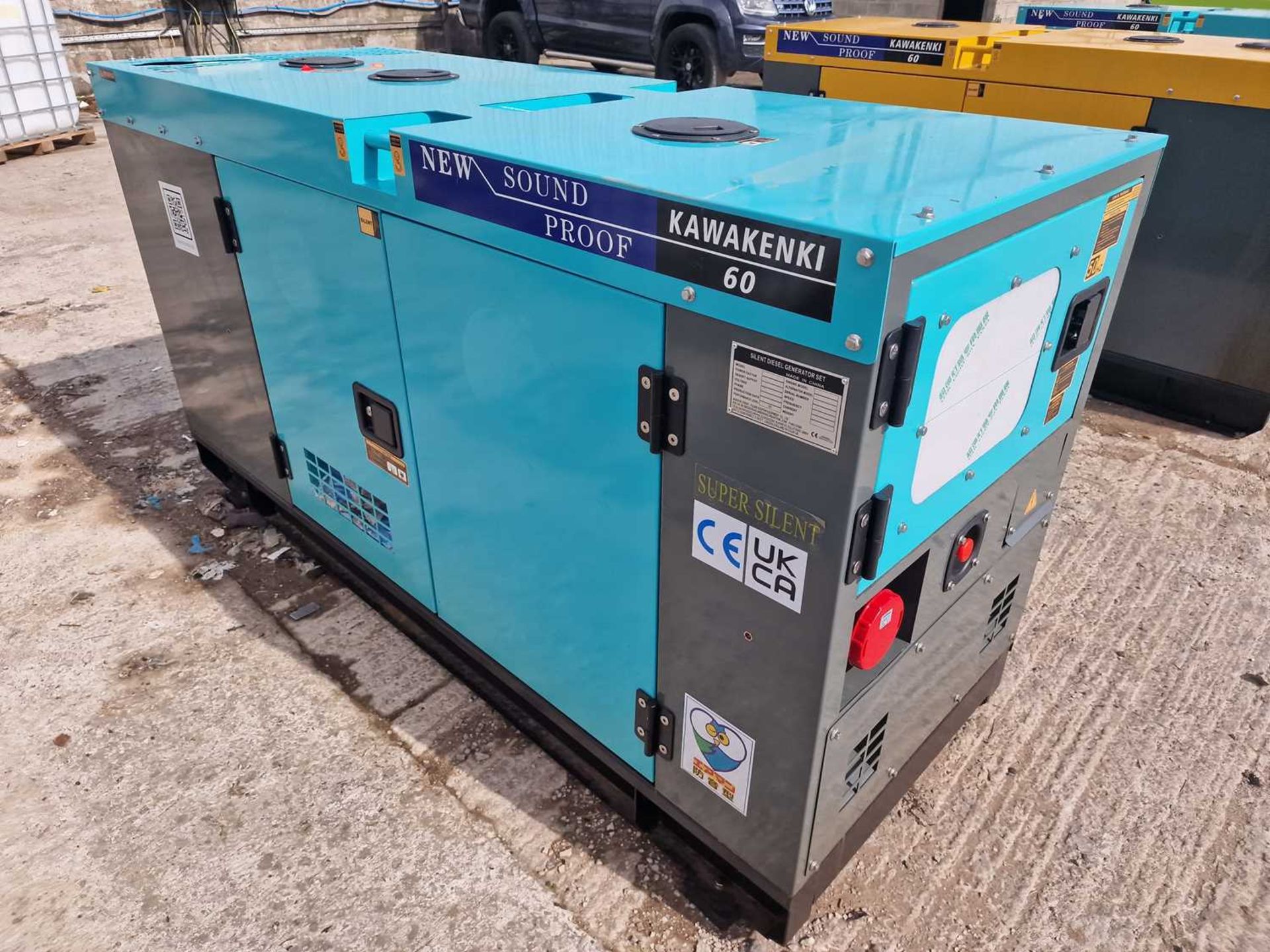 Kawakenki KK60-III-SSS 60KvA Generator - Image 4 of 12