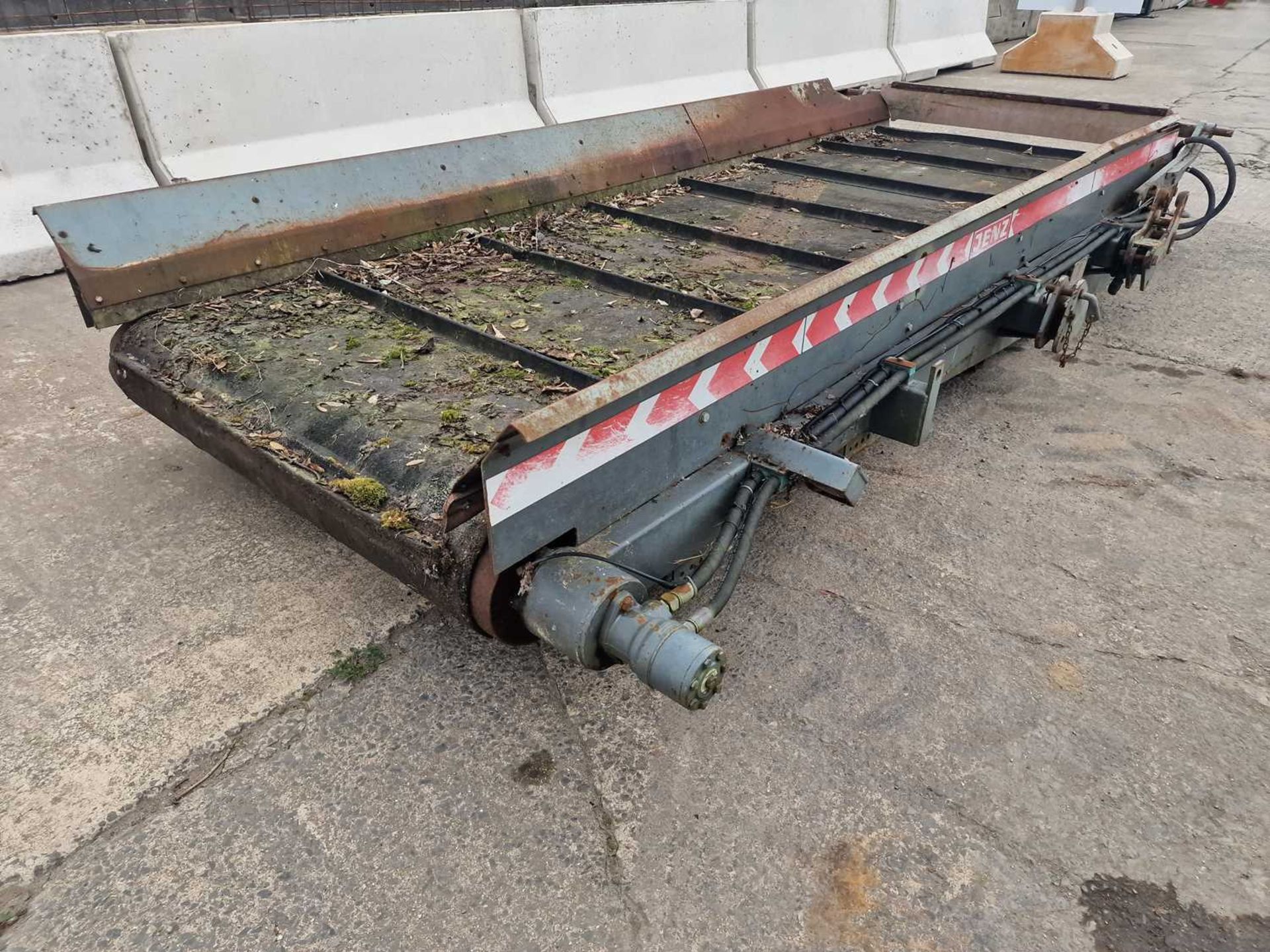Jenz Rear Discharge Conveyor, 14' Long x 5' Wide, Hydraulic Drive - Image 2 of 7