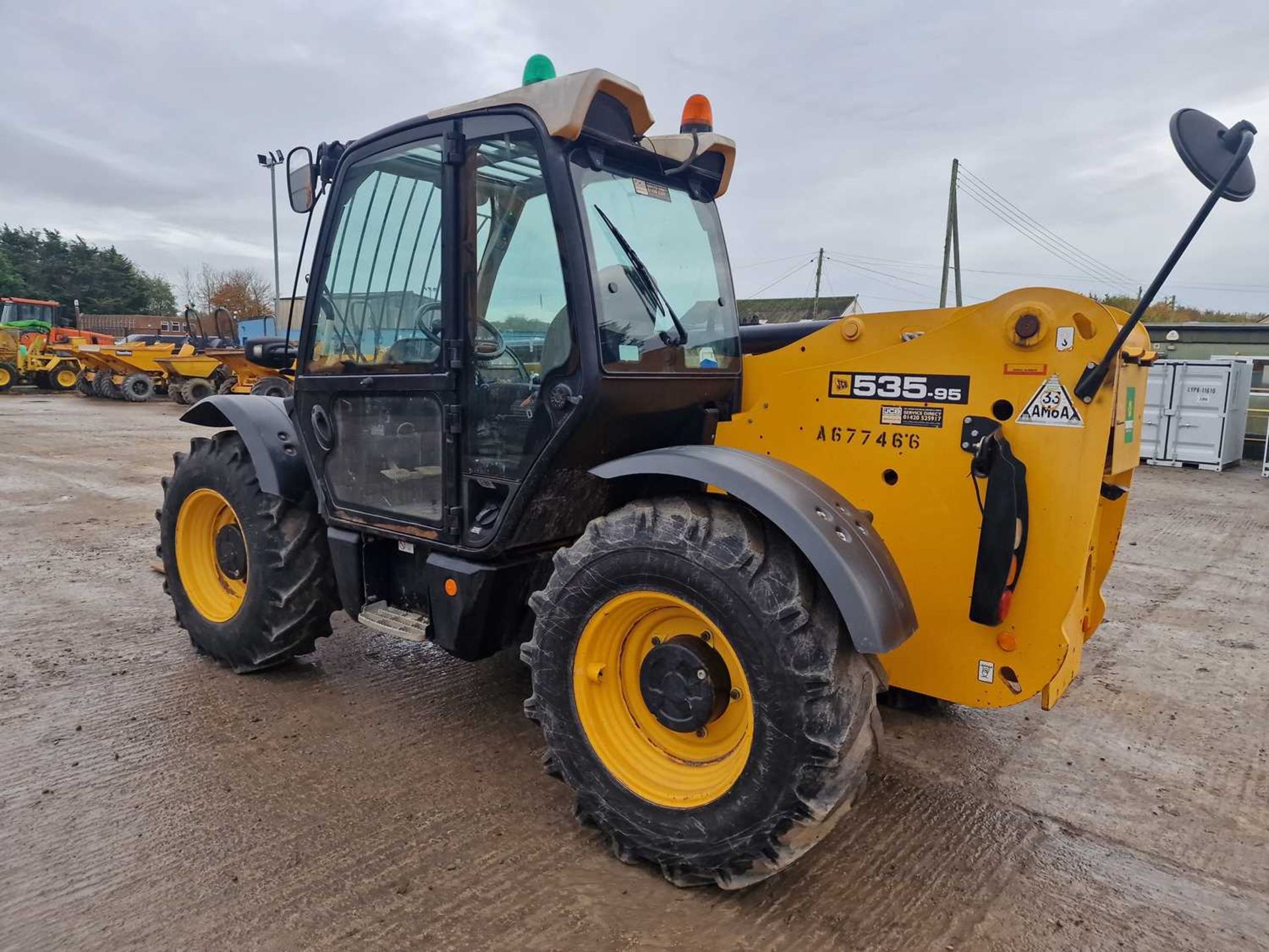 2015 JCB 535-95 Turbo Powershift Telehandler, Reverse Camera, WLI, Forks (EPA Compliant) - Image 3 of 24