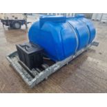 2020 Western Static Plastic Water Bowser, 240Volt Pump