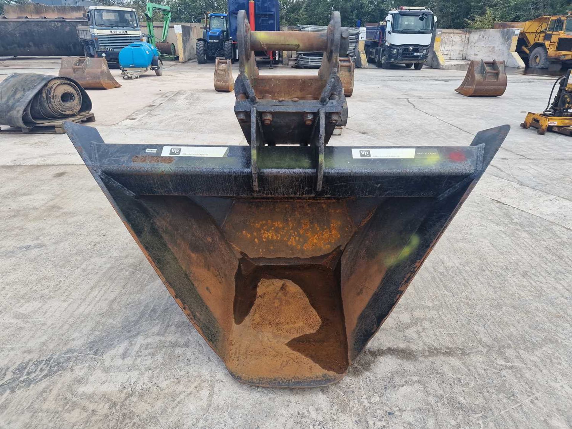 DigBits V Bucket 80mm Pin to sit 20 Ton Excavator (Pin Centre 46.5cm, Dipper Width 34cm) - Image 5 of 6