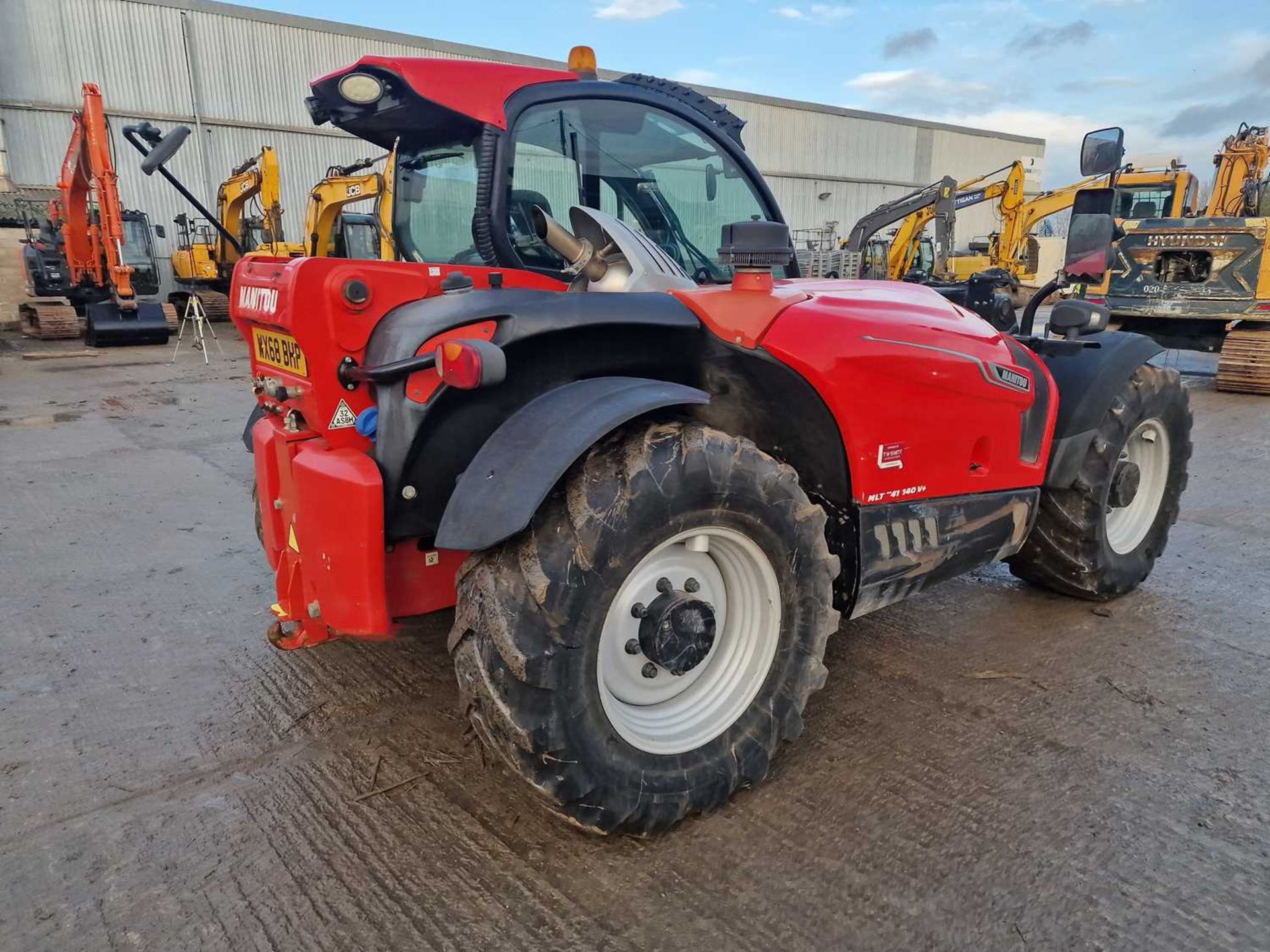 2018 Manitou MLT741-140 Turbo Telehandler, Joystick Controls, PUH, WLI, A/C - Image 5 of 22