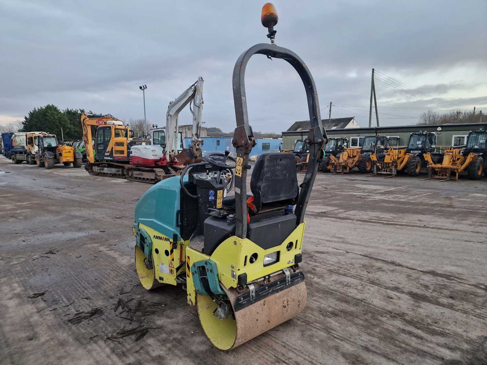2015 Ammann ARX12 Double Drum Vibrating Roller, Roll Bar - Image 3 of 17