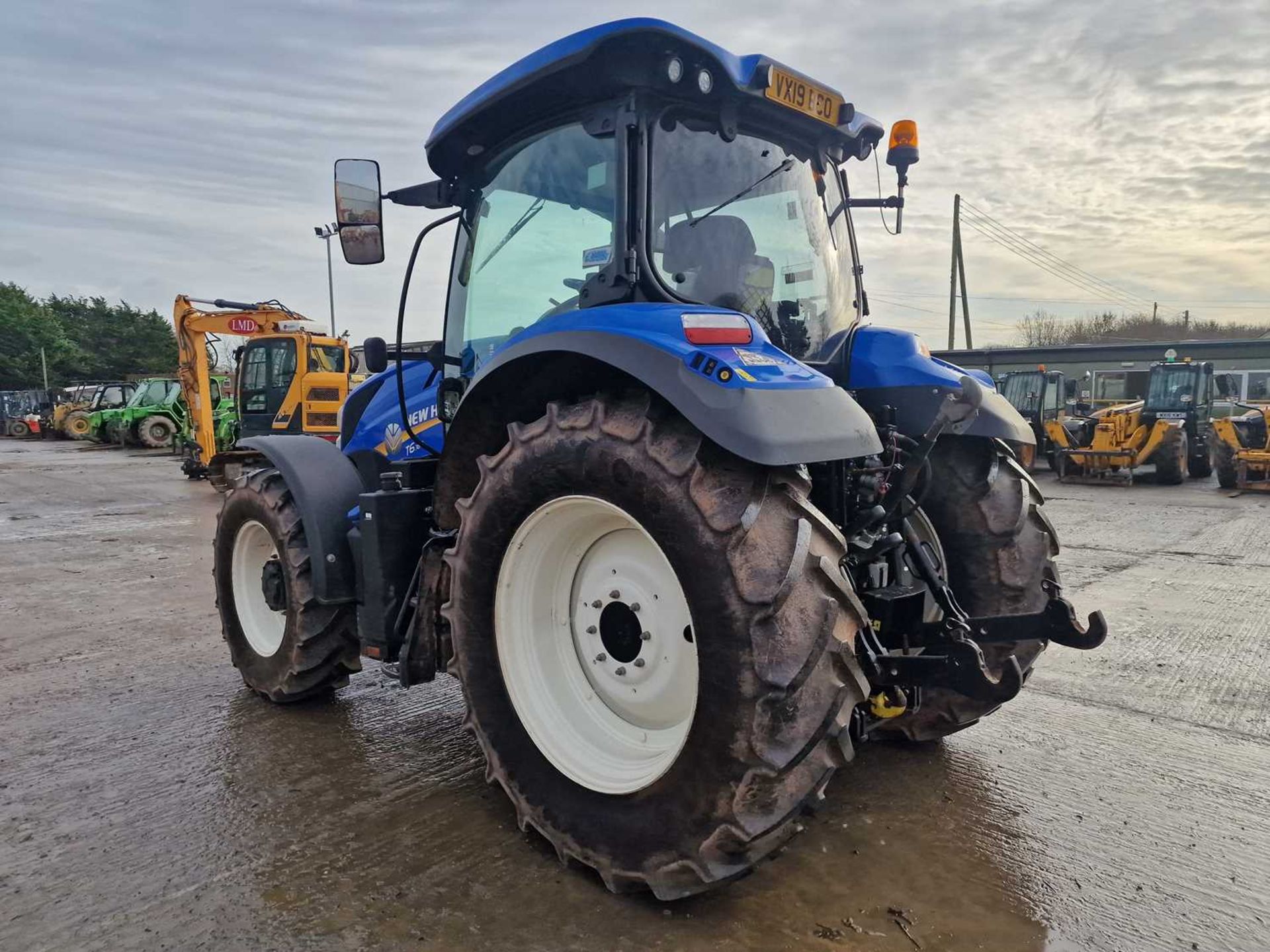 2019 New Holland T6.180 4WD Tractor, Cab Suspension, 3 Spool Valves, Push Out Hitch, A/C - Image 4 of 28