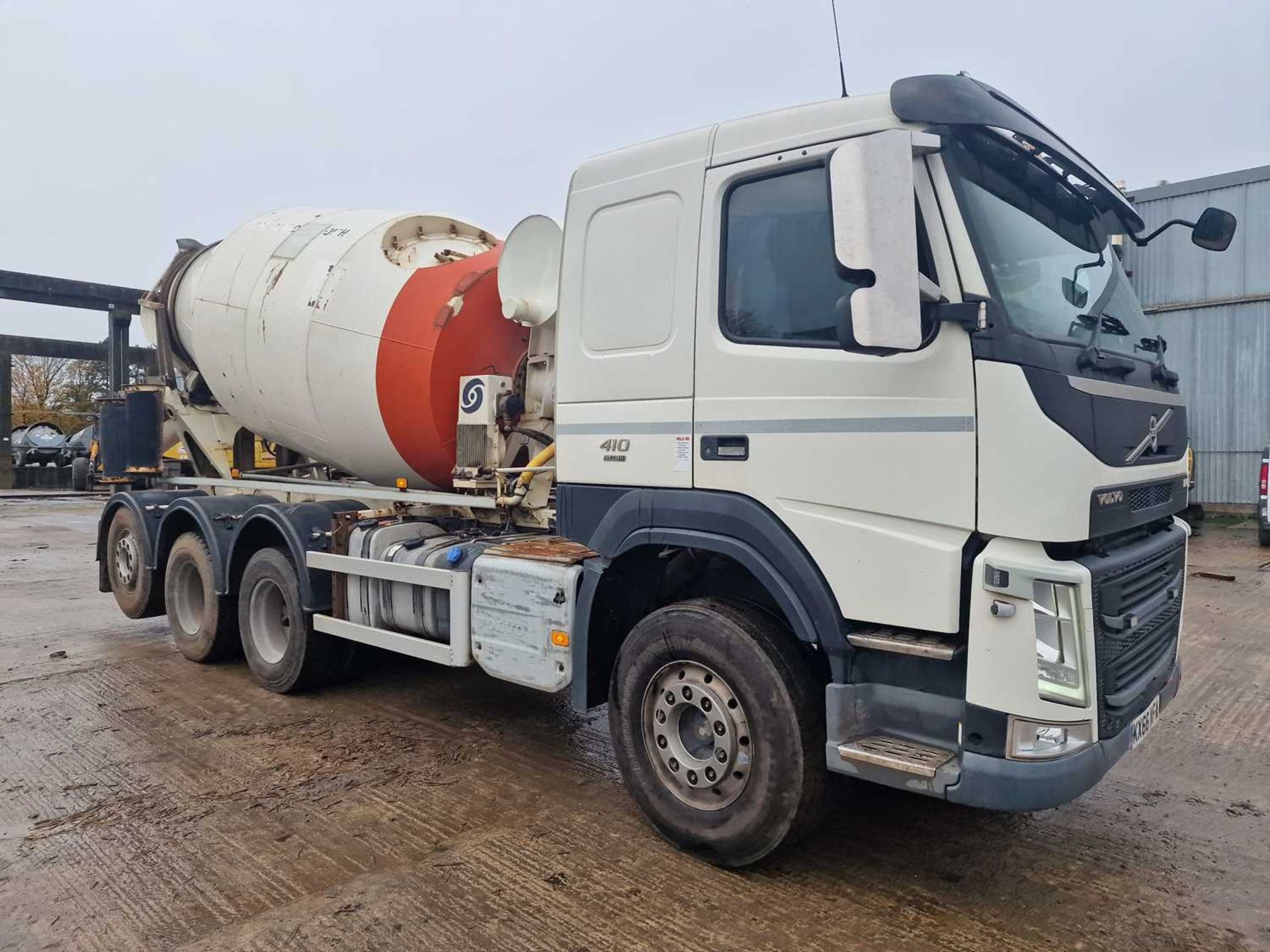 2016 Volvo FM410 8x4 Rear Lift Tridem Cement Mixer Lorry, McPhee Mixer, 360 Camera, A/C (Reg, Docs.  - Image 7 of 25