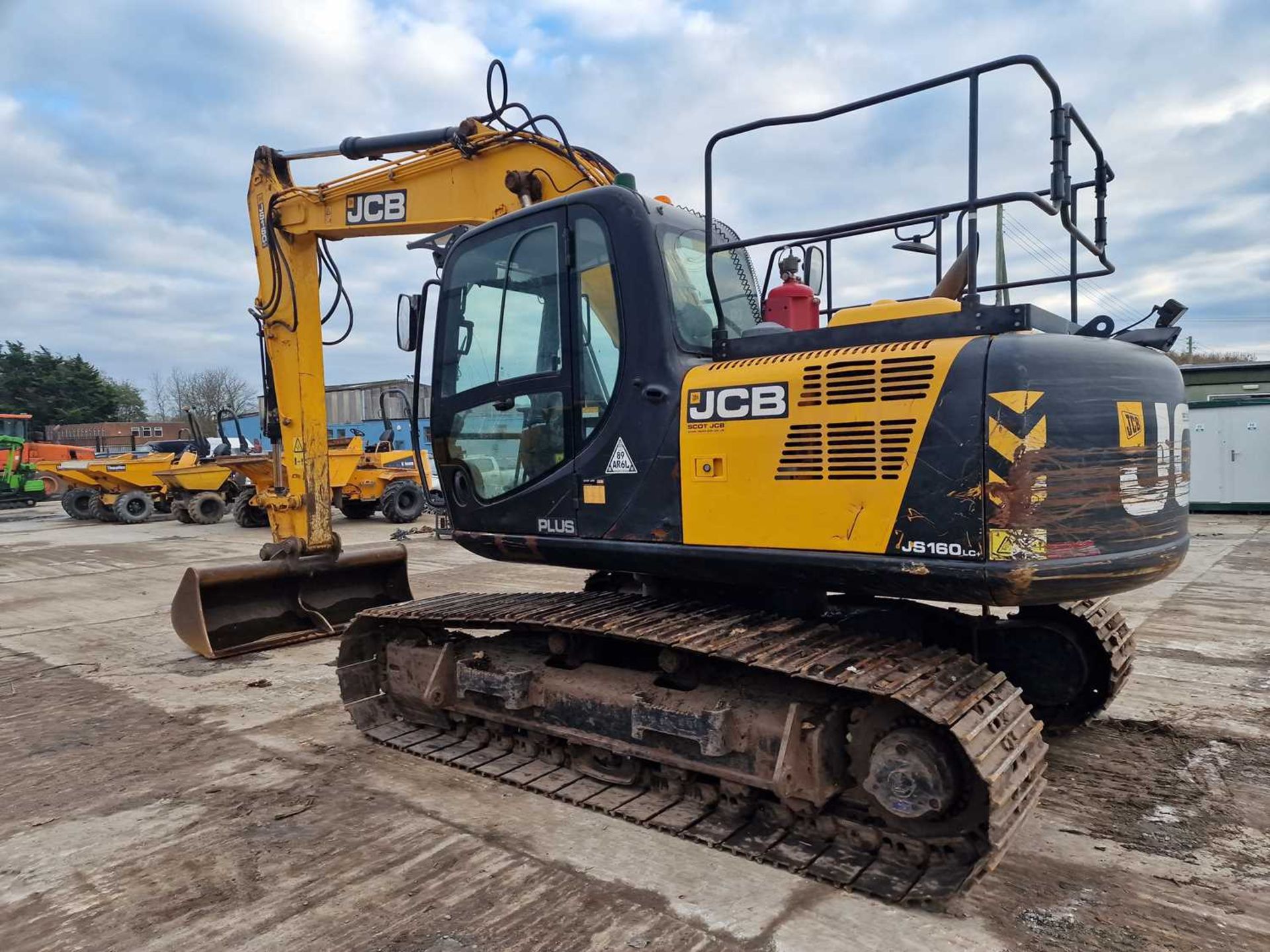 2017 JCB JS160LC, 700mm Steel Tracks, CV, Piped, Reverse Camera, A/C (EPA Compliant) - Image 3 of 37